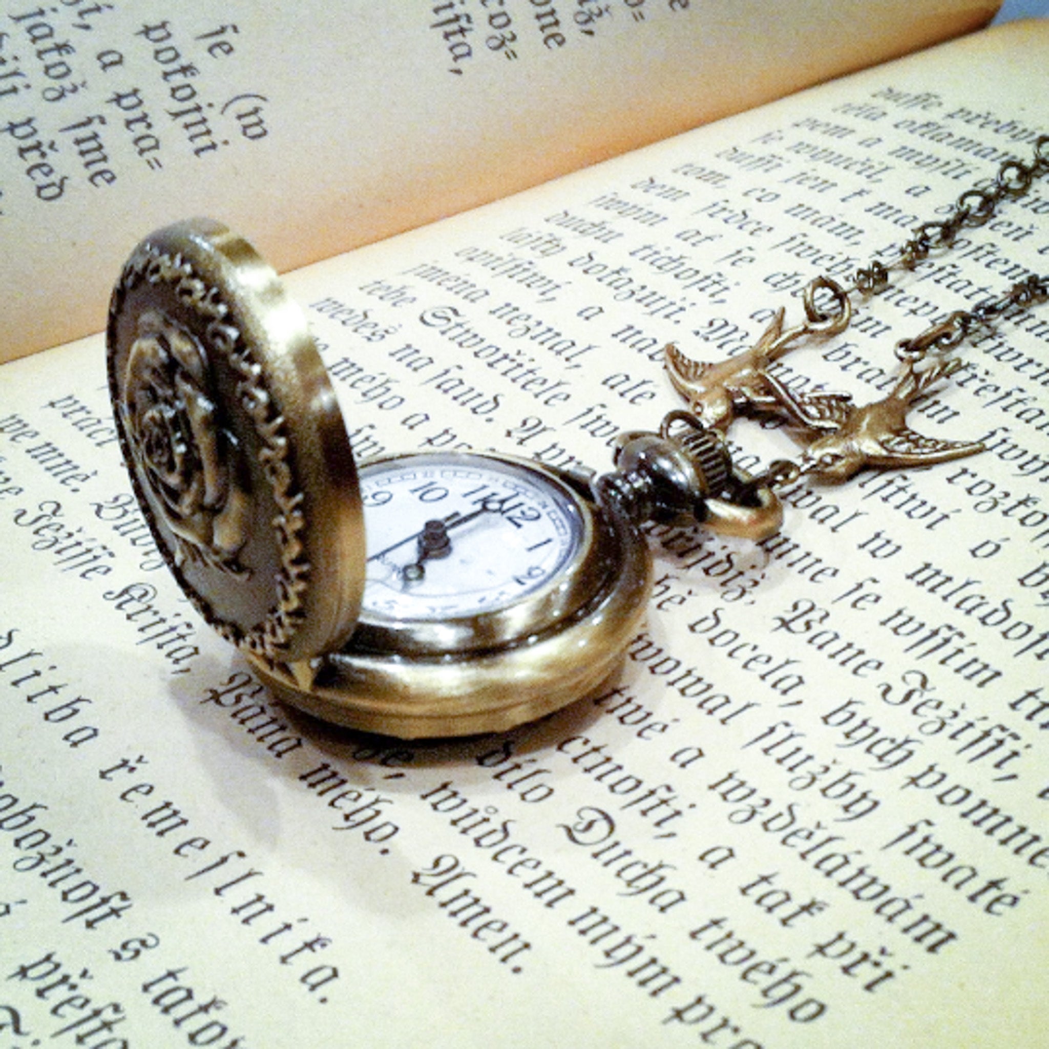 Rose Watch Necklace