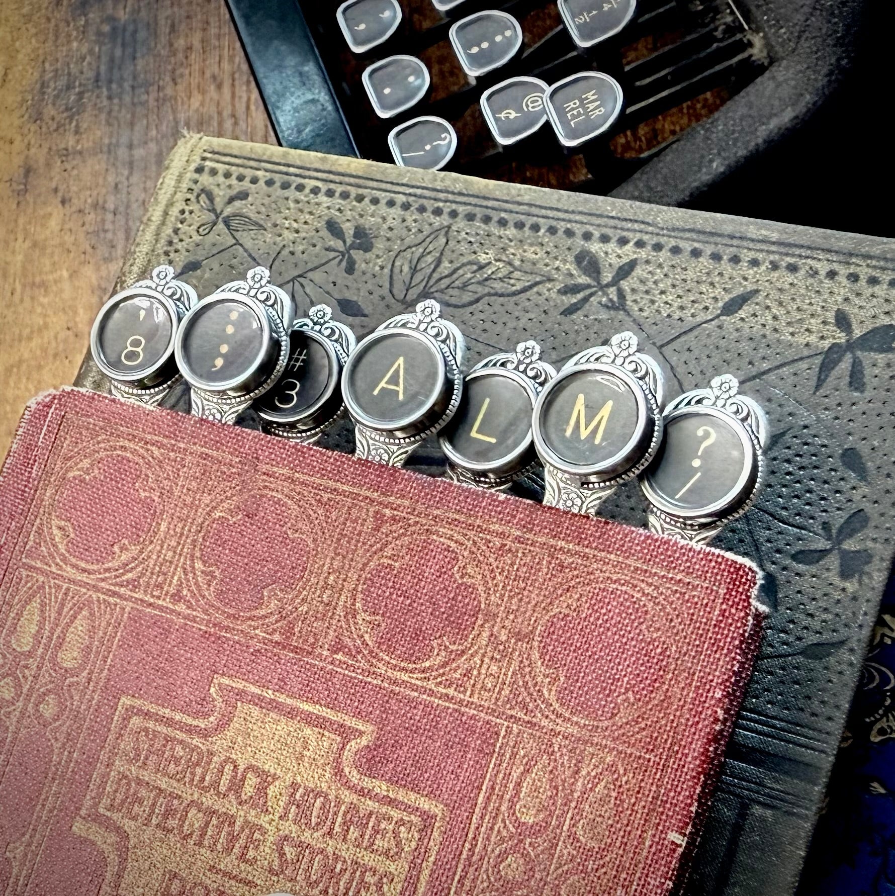 Typewriter Key Bookmark