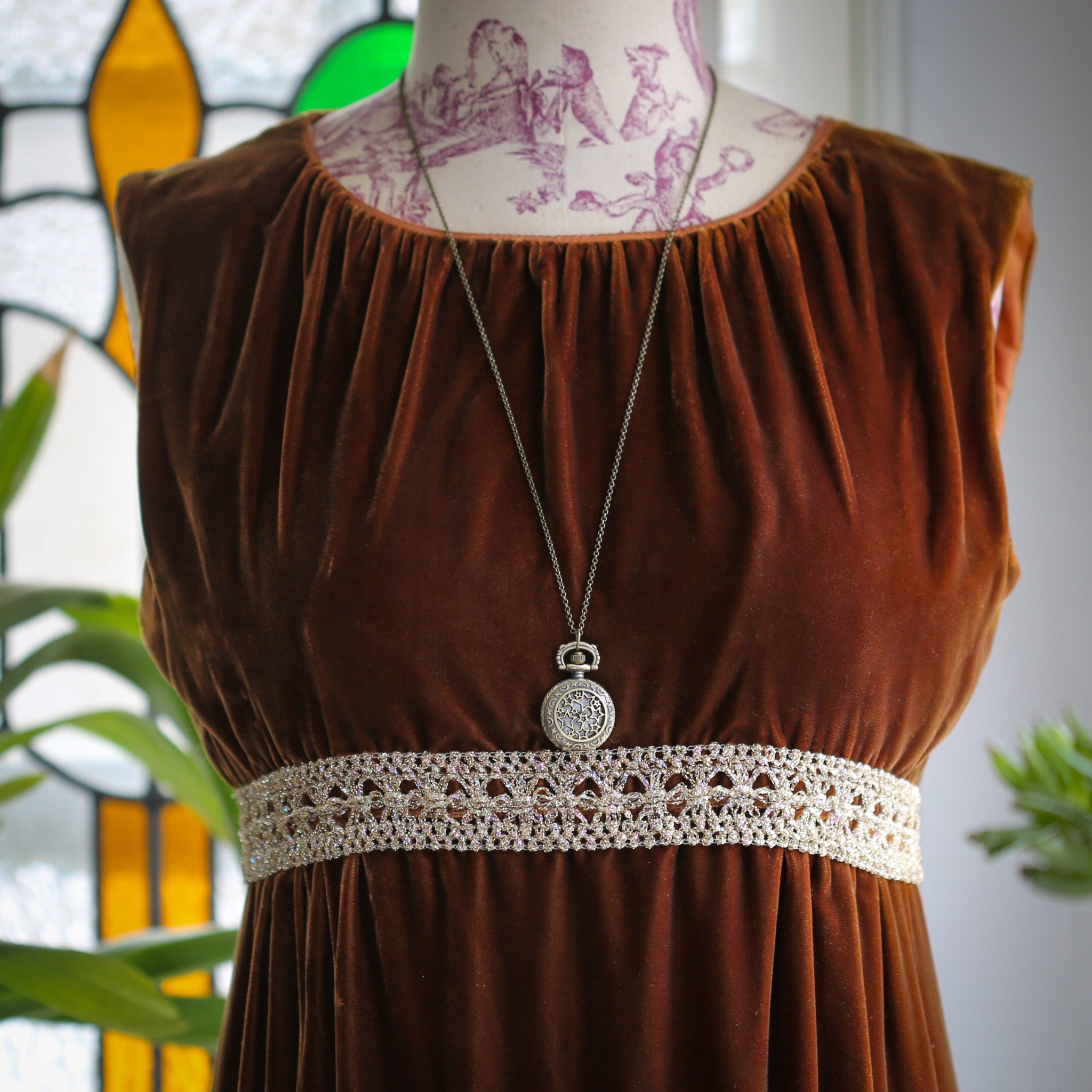 Starry Night Watch Necklace