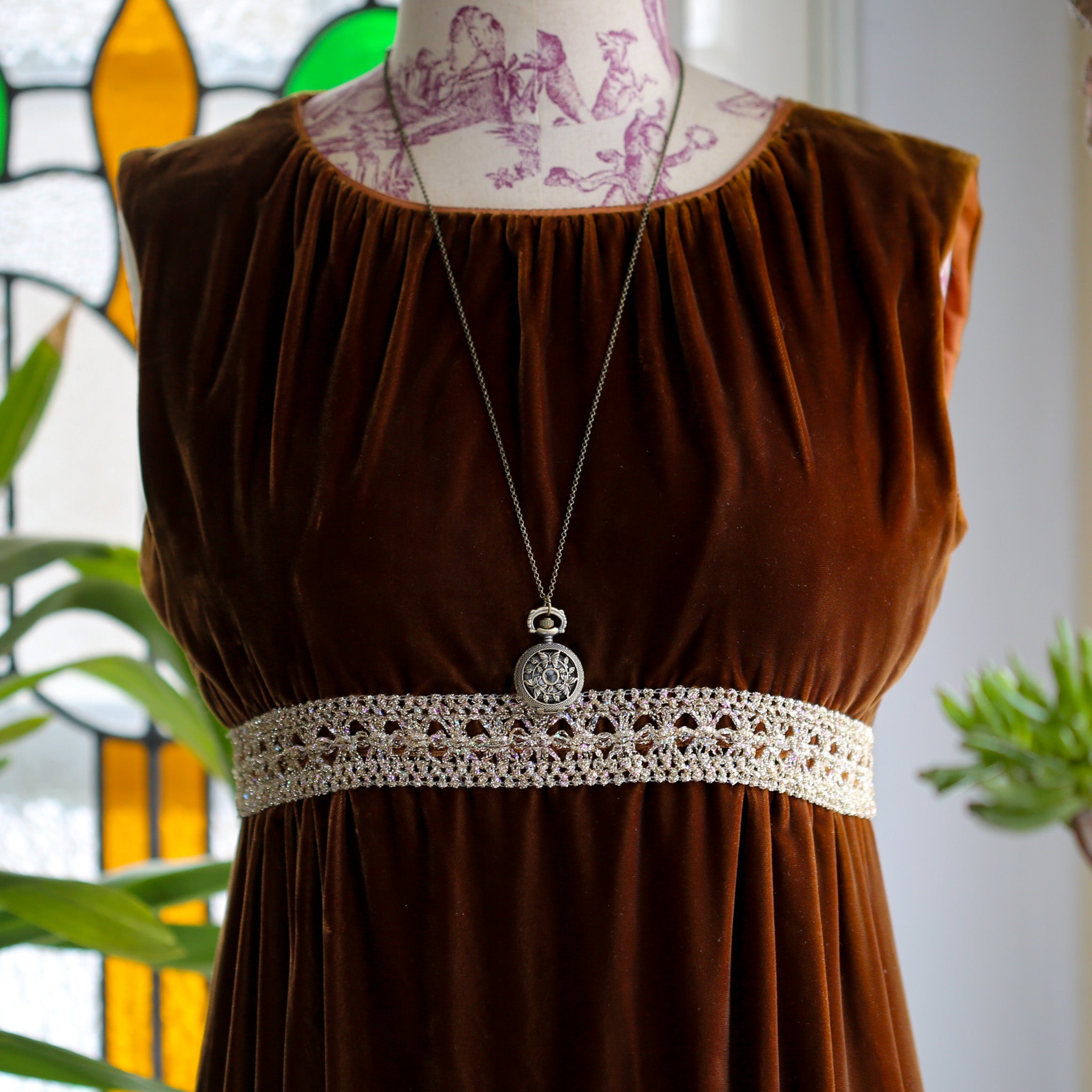 Watch Necklace Butterfly