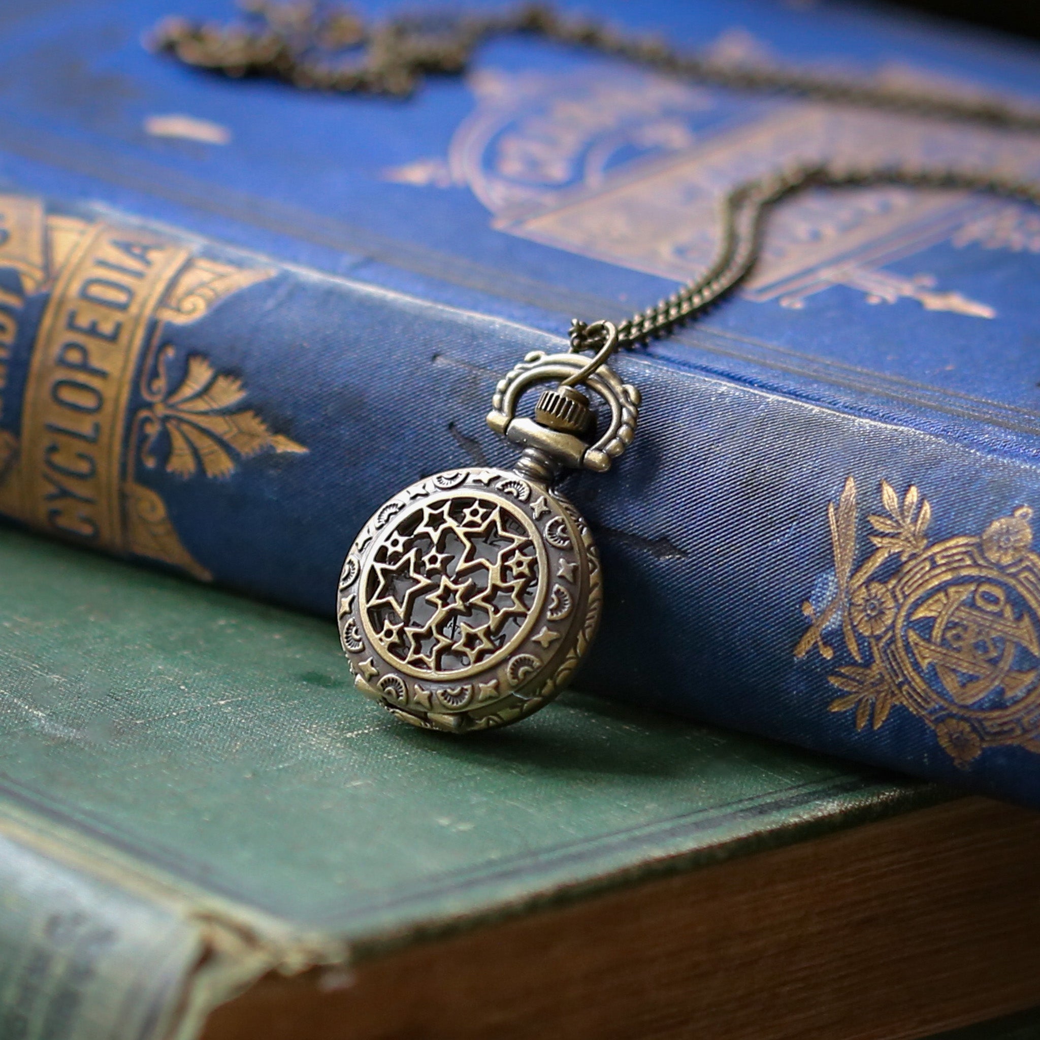 Starry Night Watch Necklace