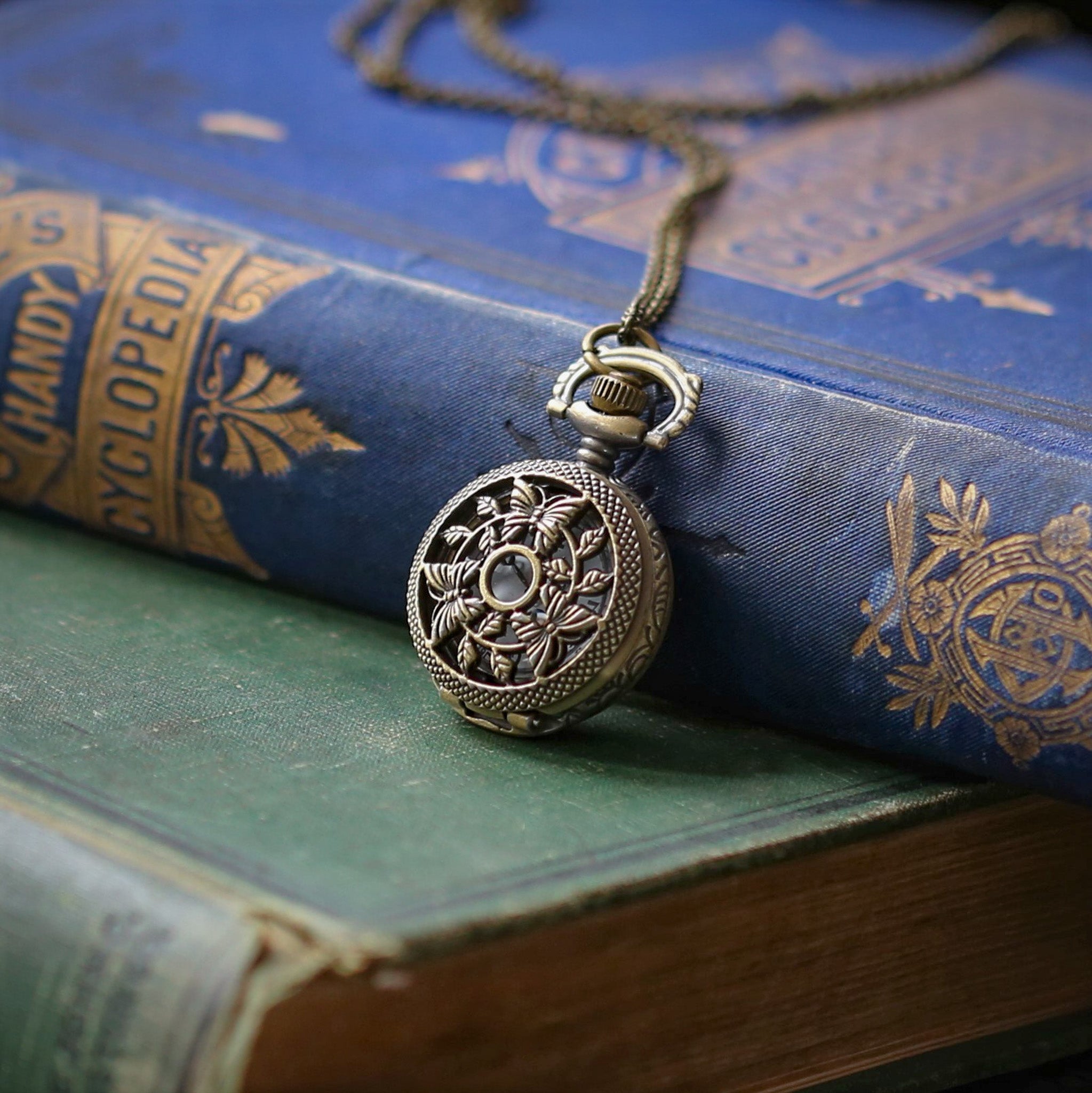 Watch Necklace Butterfly