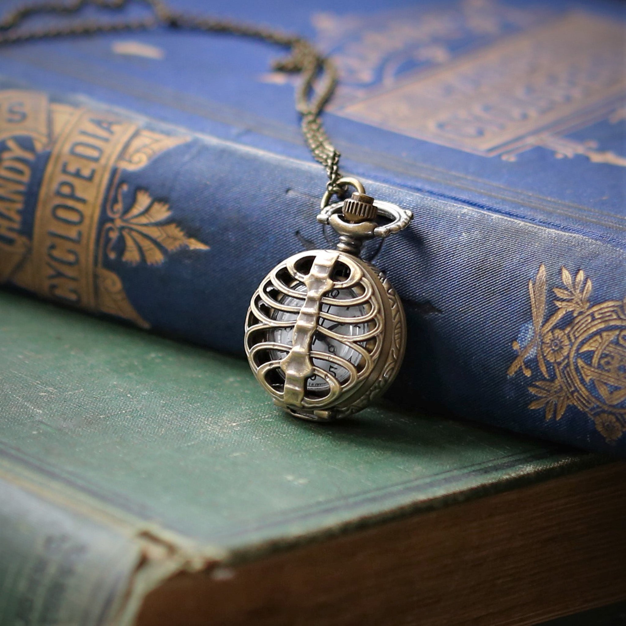 Ribcage Watch Necklace