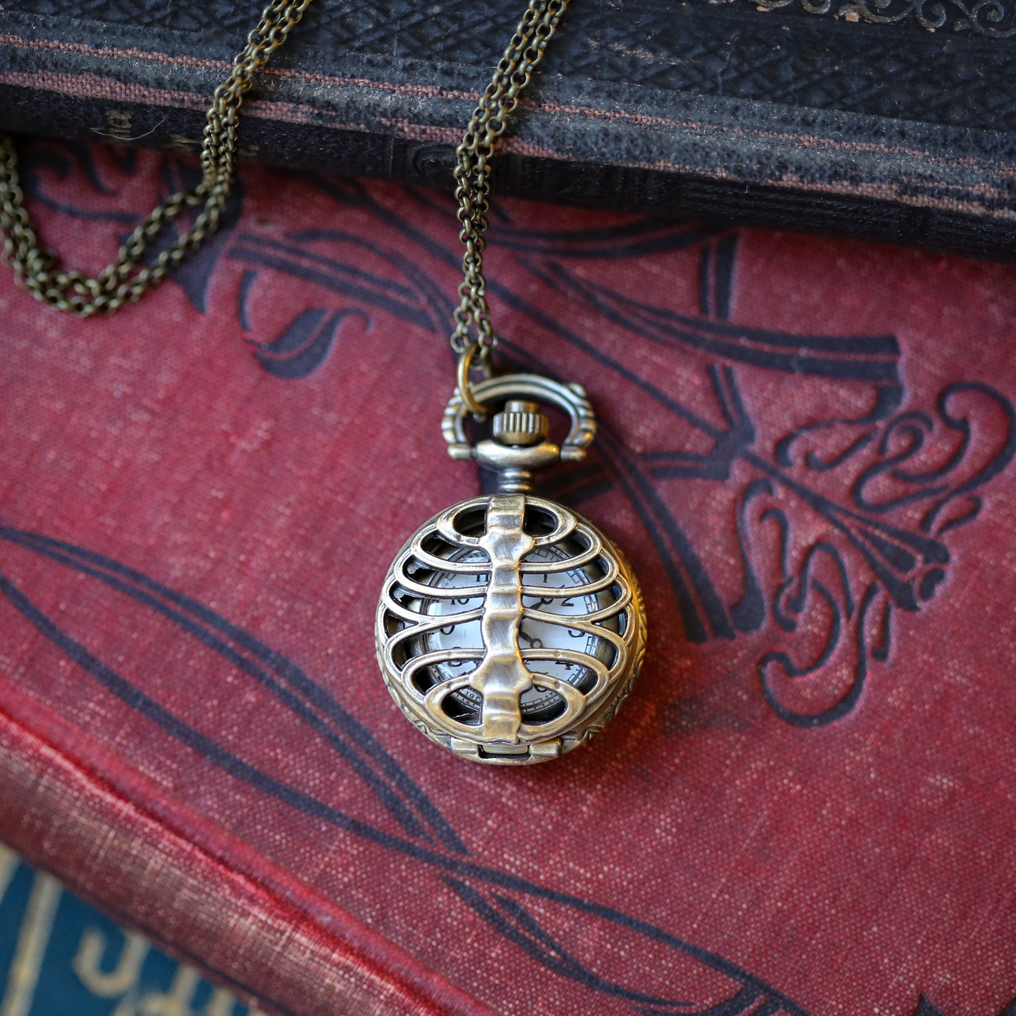 Ribcage Watch Necklace