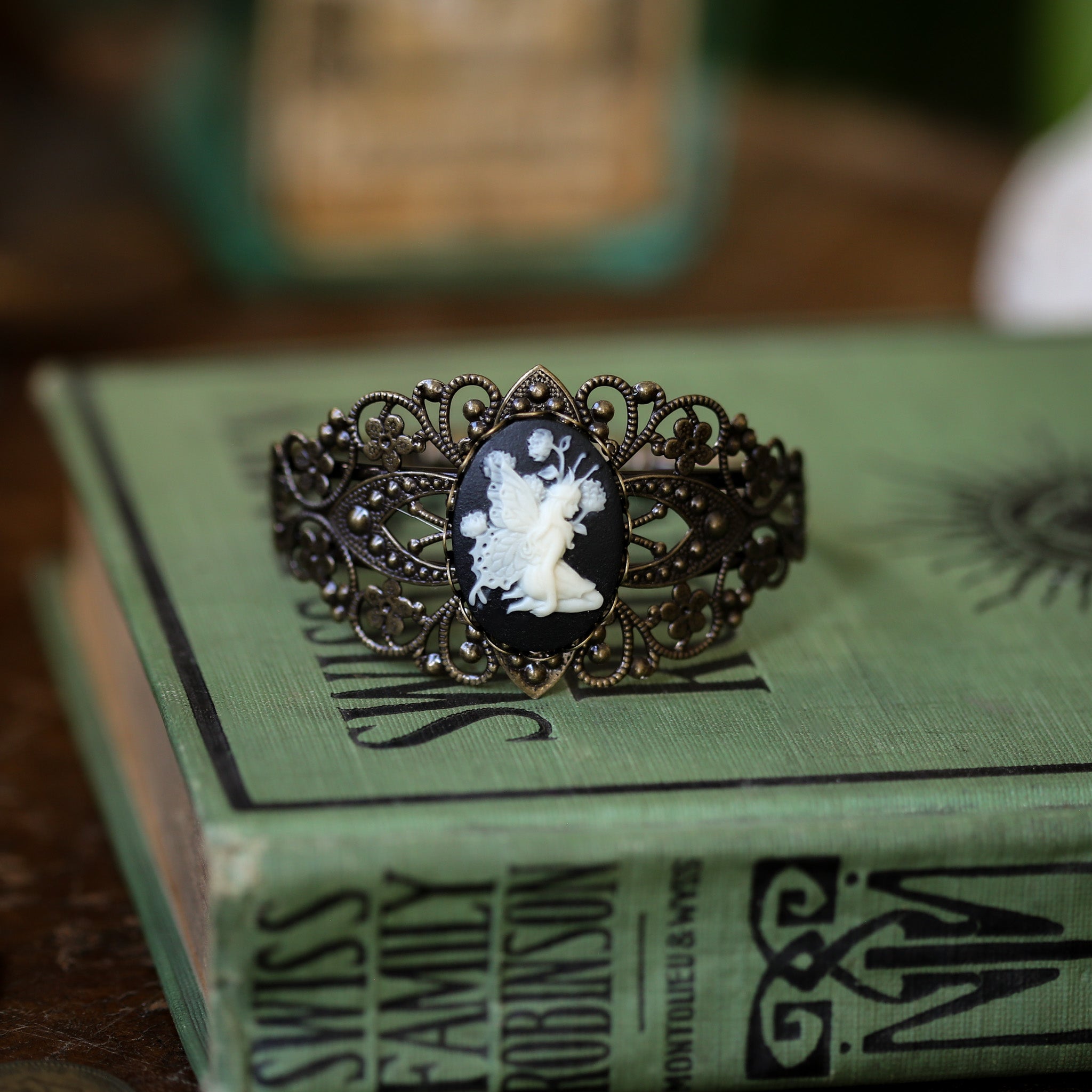 Fairy Cameo Bracelet Cuff
