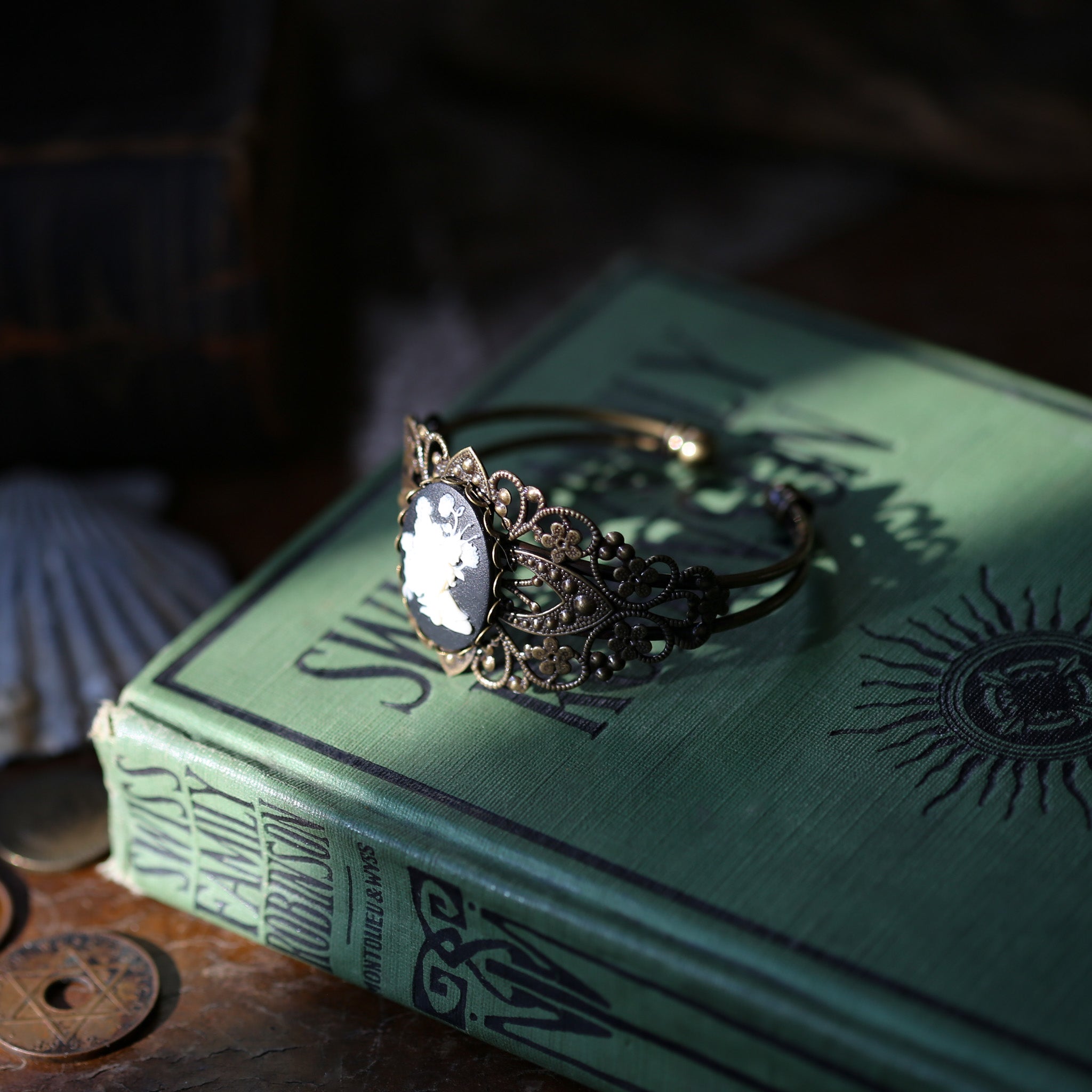 Fairy Cameo Bracelet Cuff