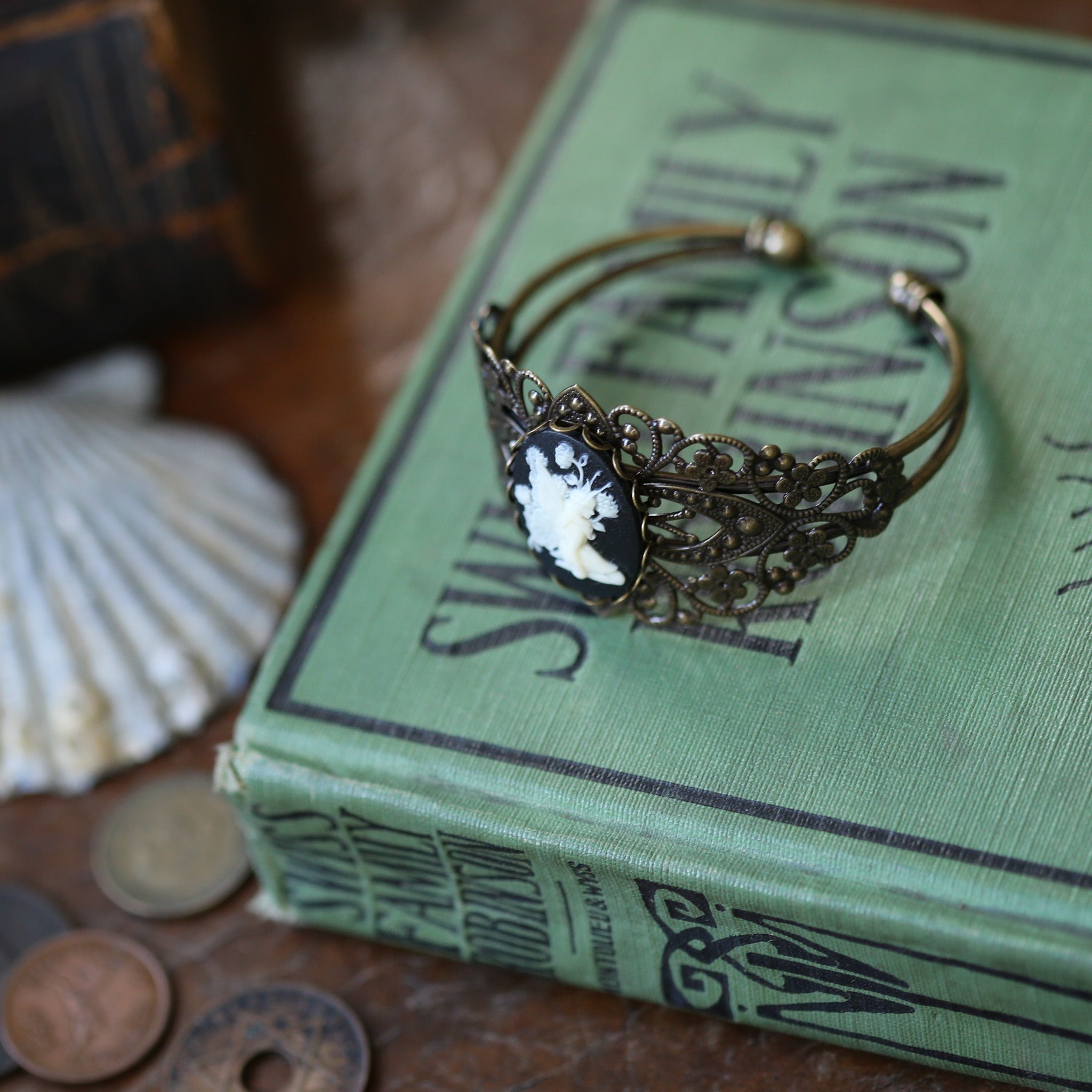 Fairy Cameo Bracelet Cuff
