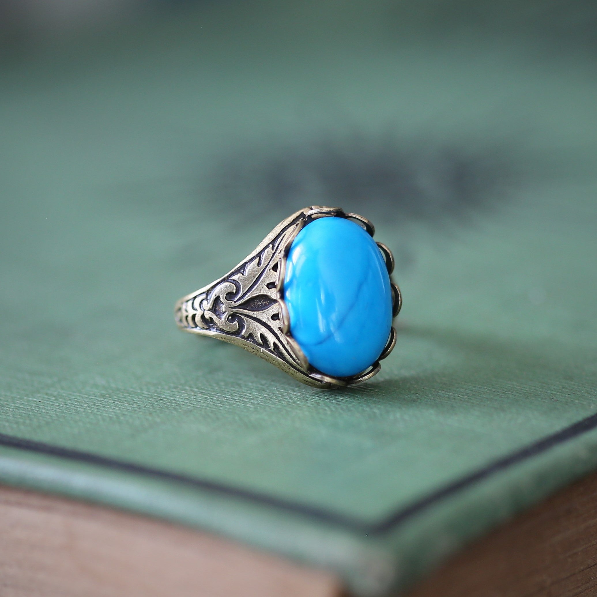 Stone Ring - Blue