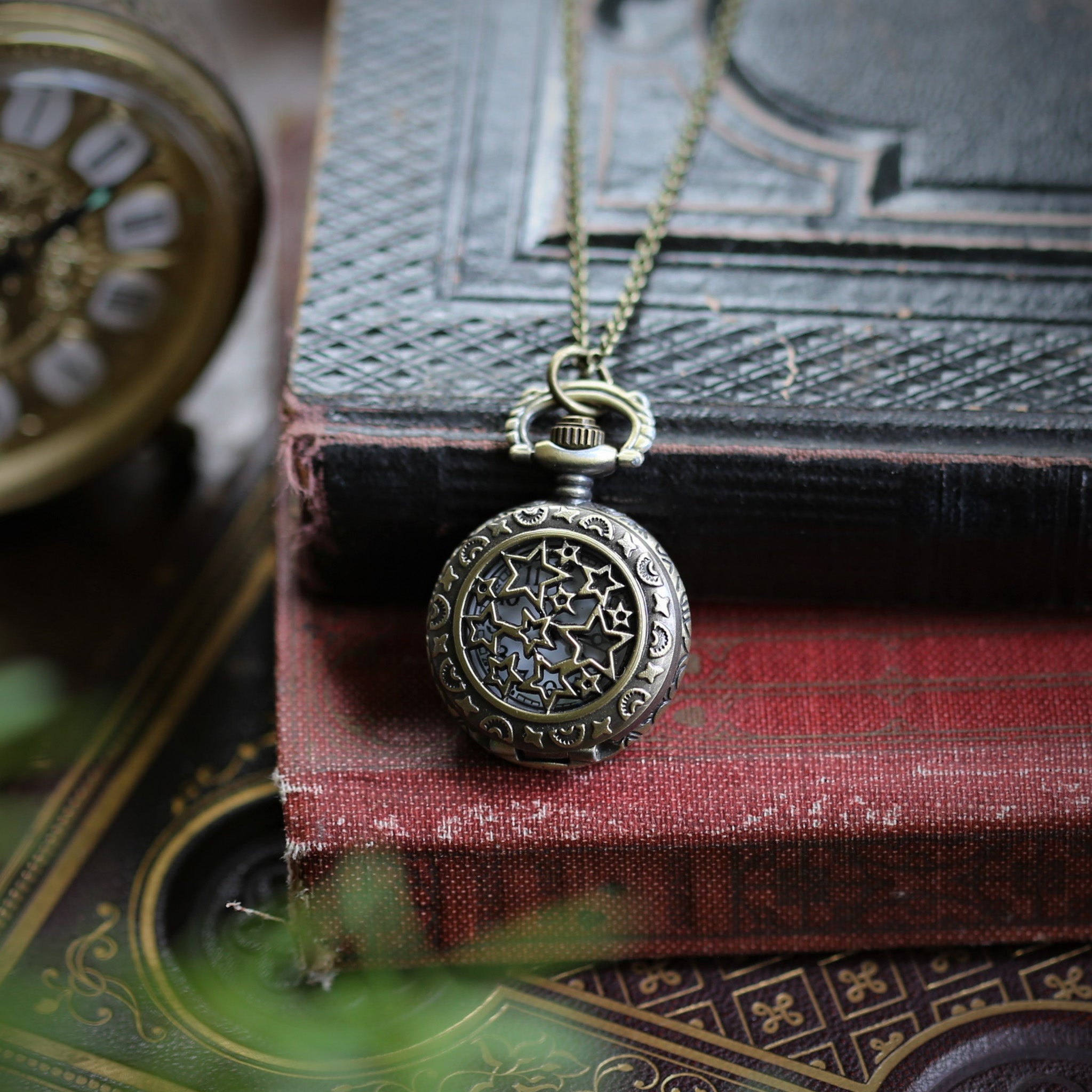 Starry Night Watch Necklace