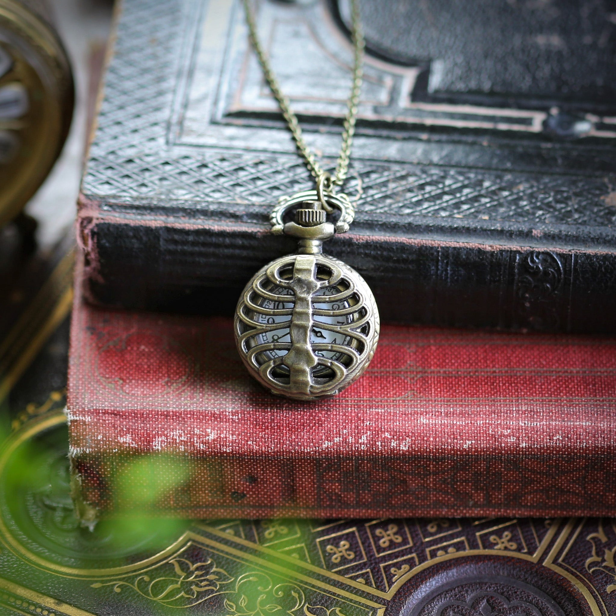 Ribcage Watch Necklace