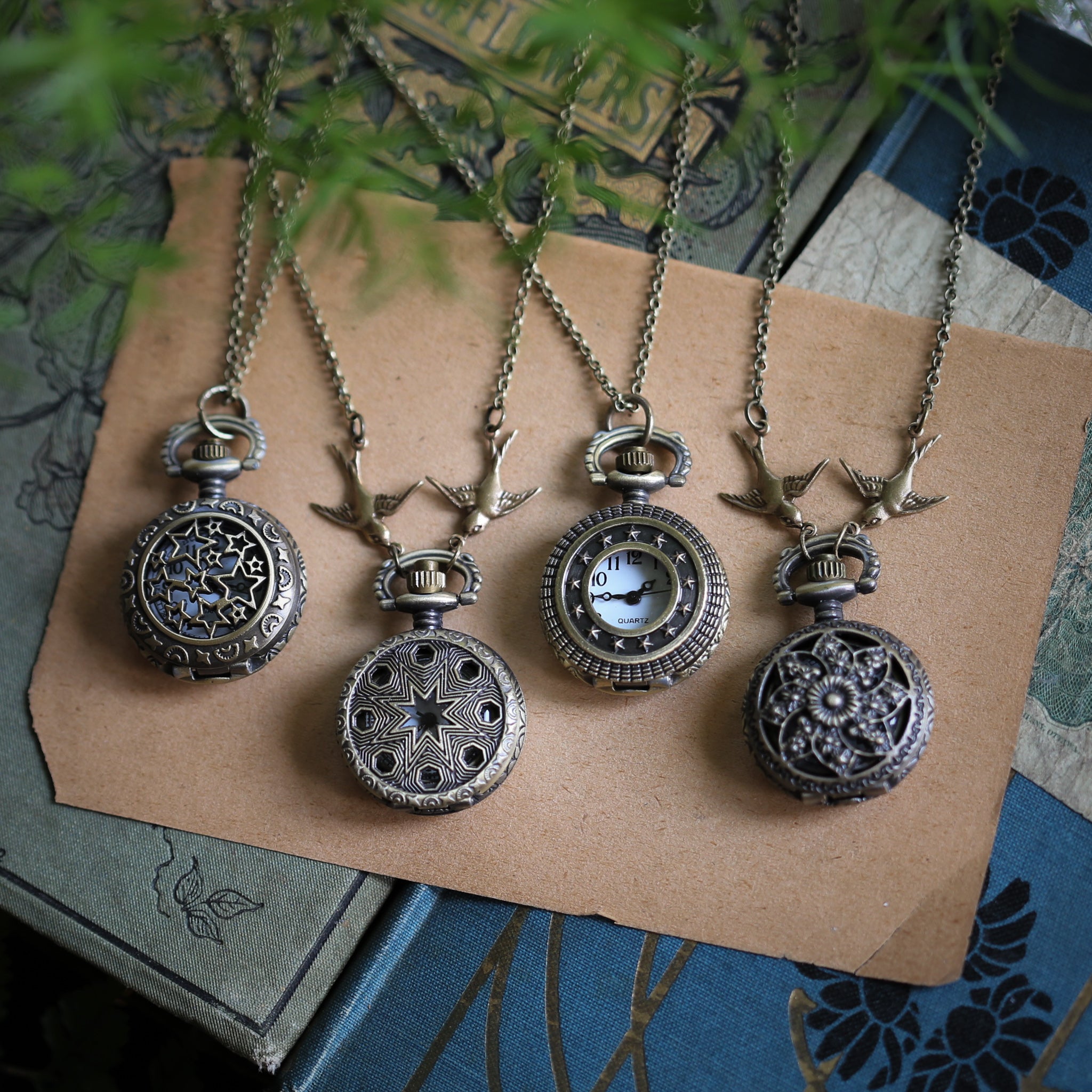 Starry Night Watch Necklace
