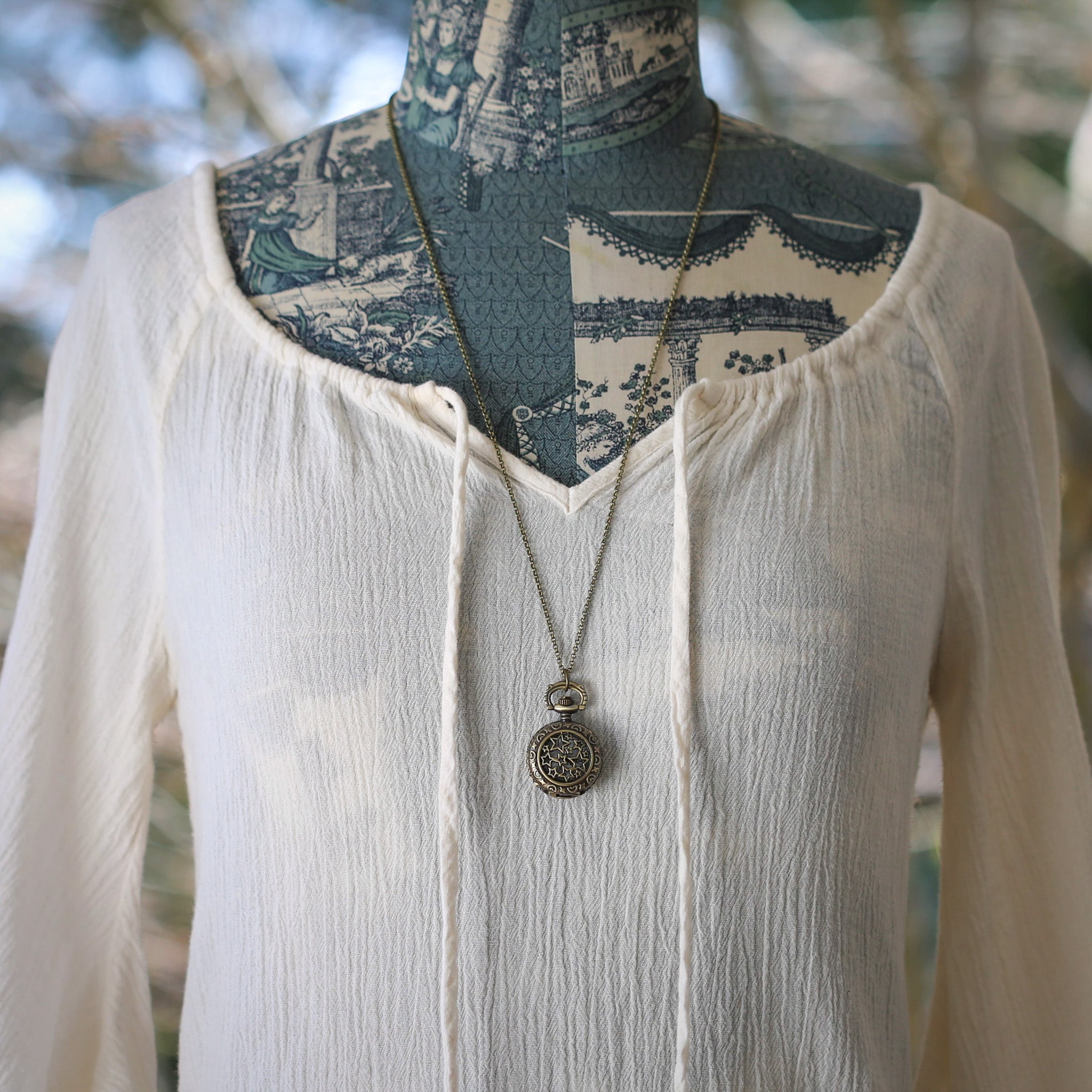 Starry Night Watch Necklace