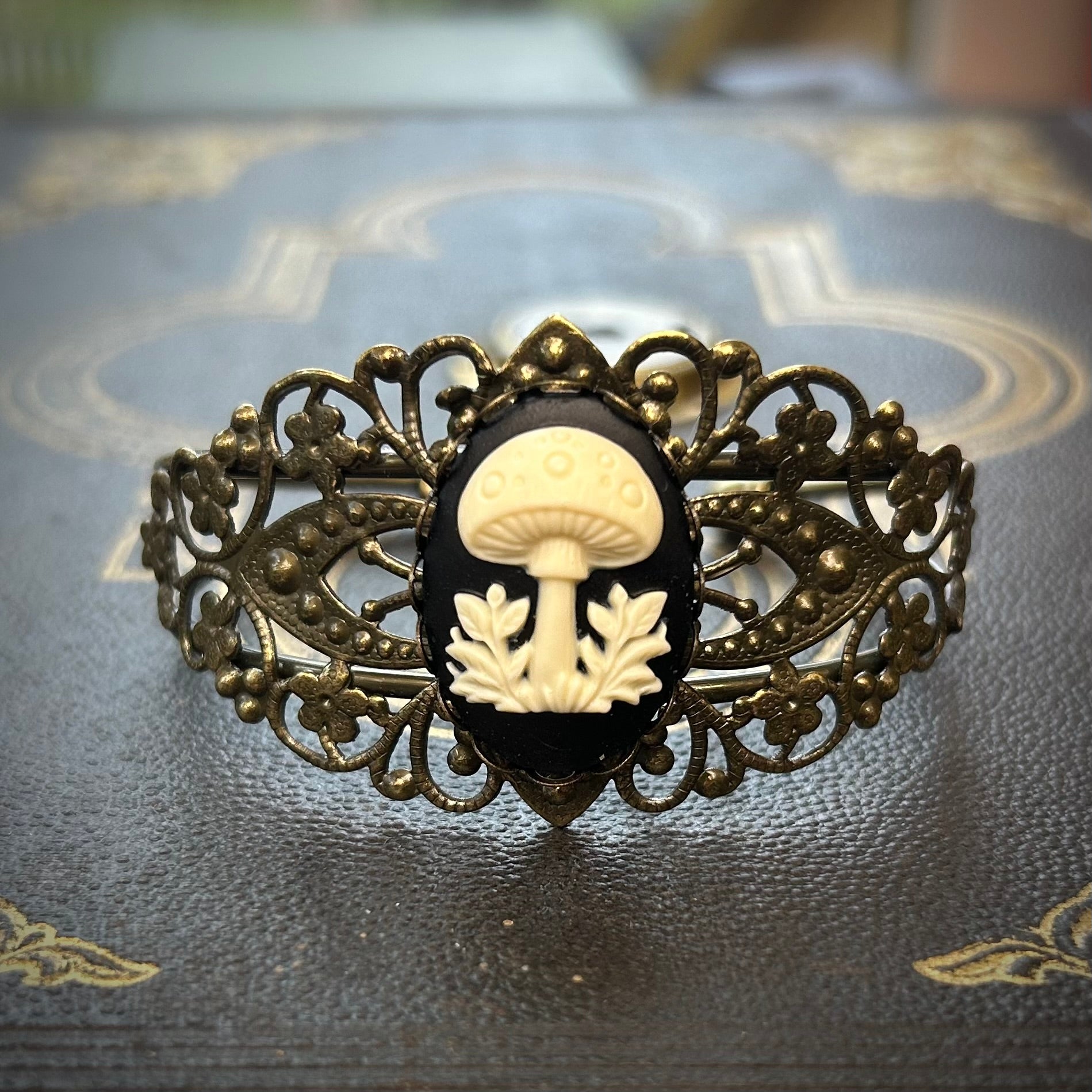 Mushroom Cameo Bracelet