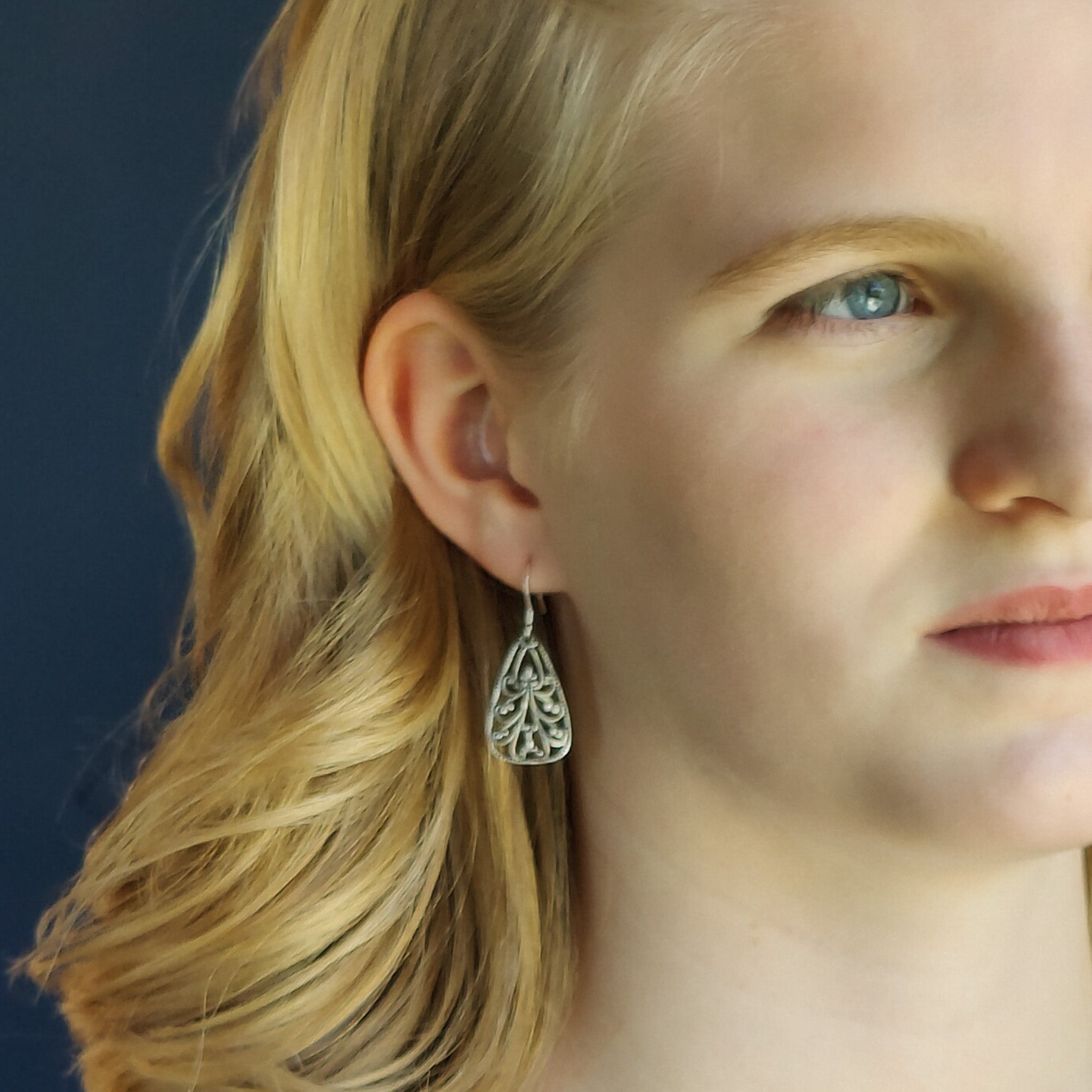 Filigree Drop Earrings- pick a style