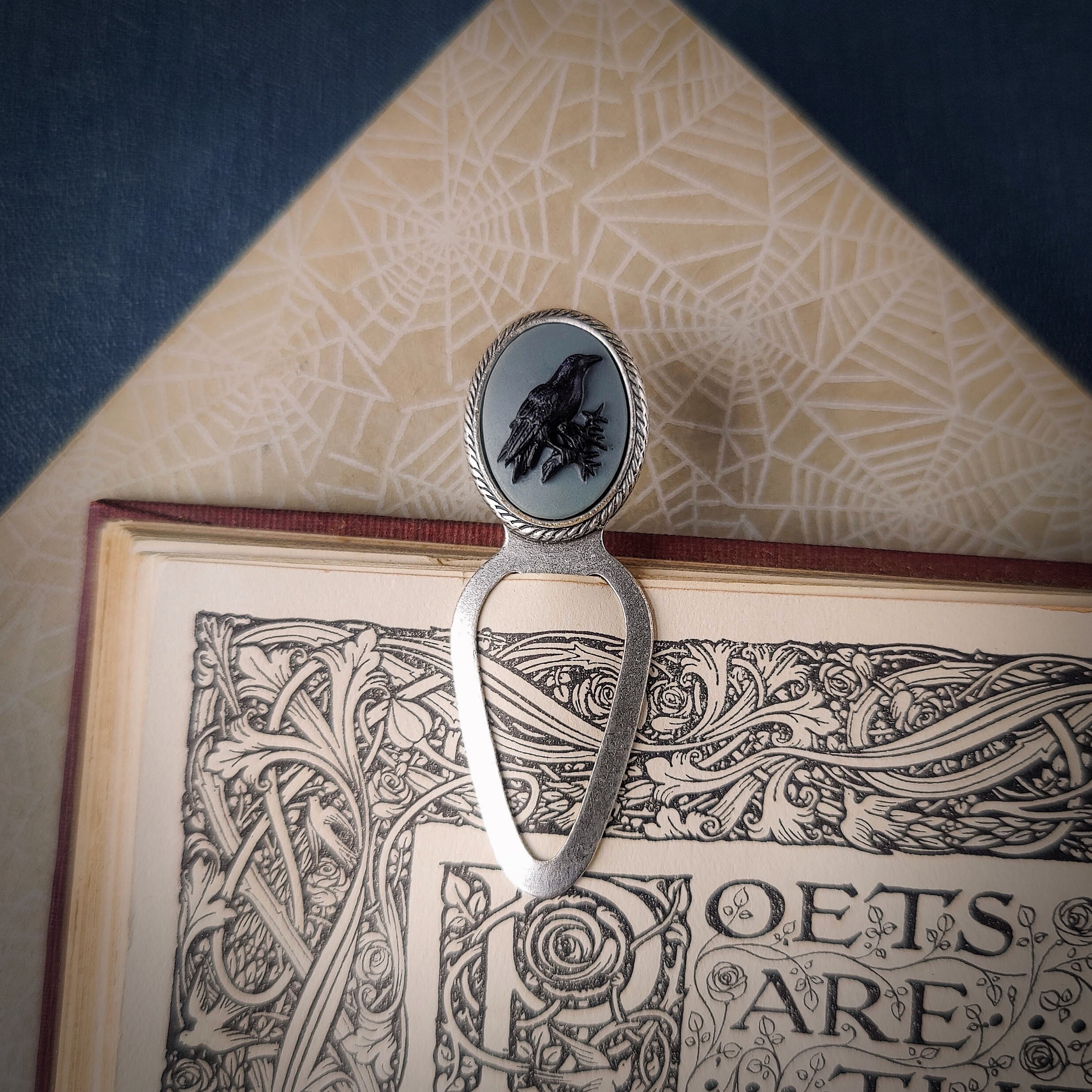Raven Cameo Bookmark