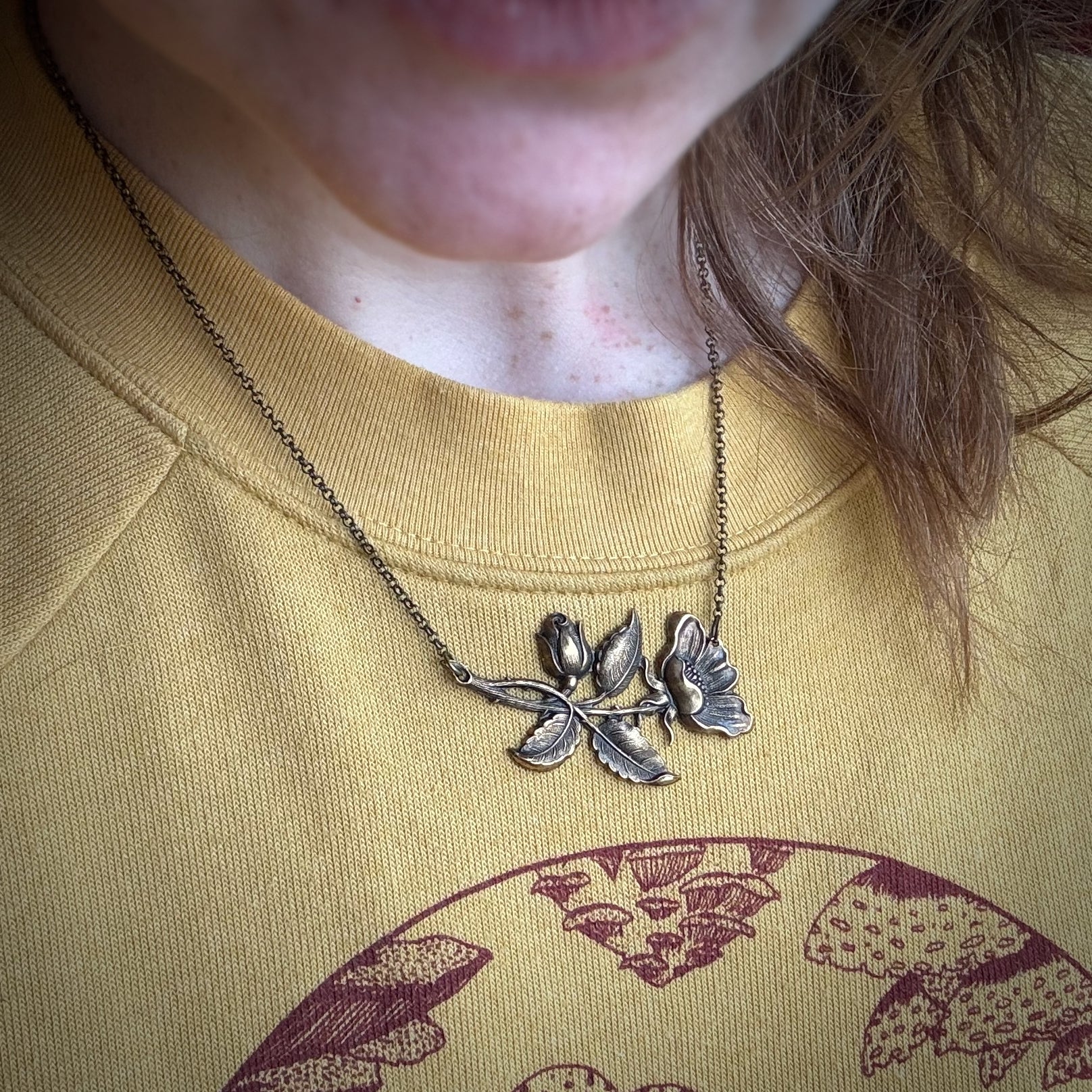 Wild Rose Necklace