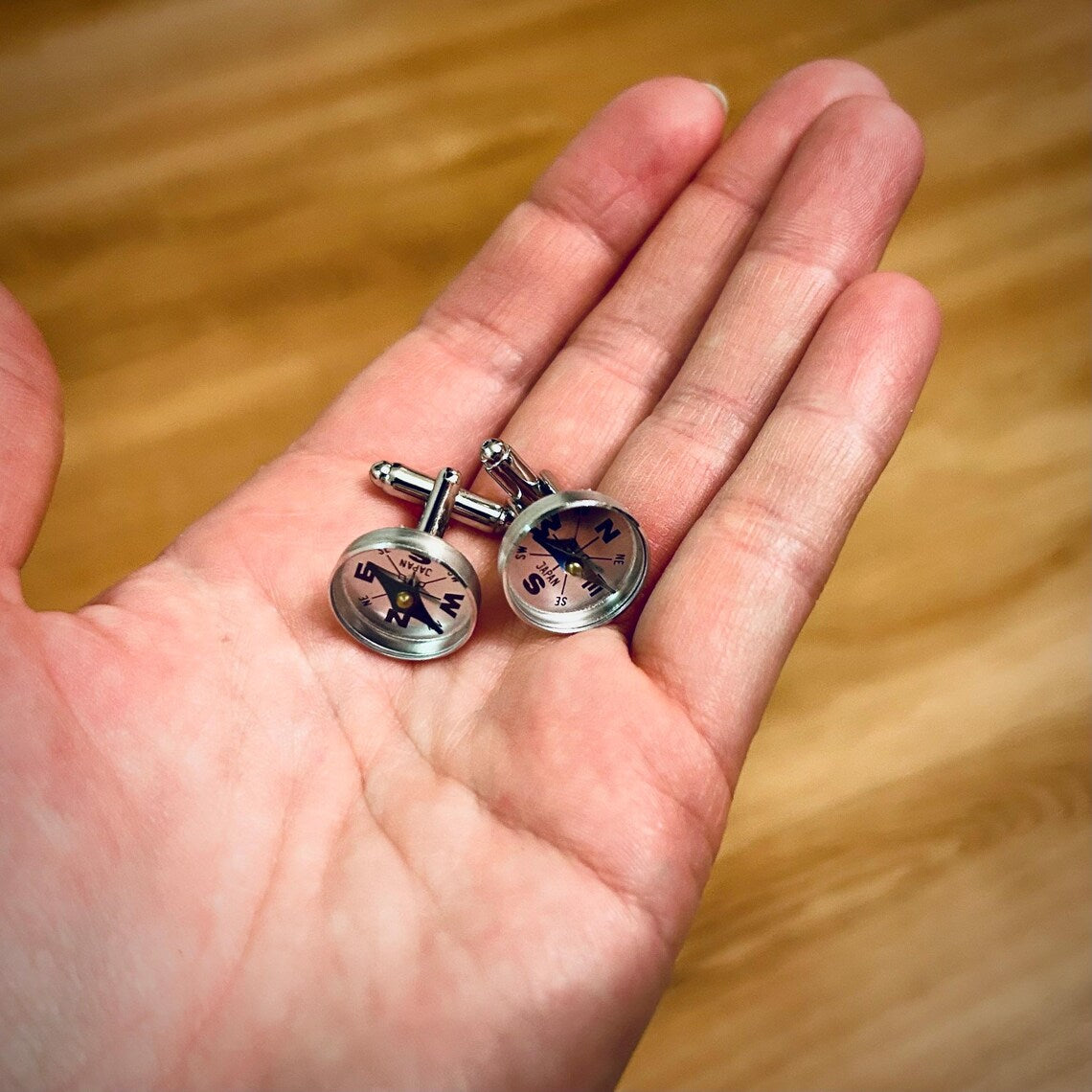 Compass Cuff Links
