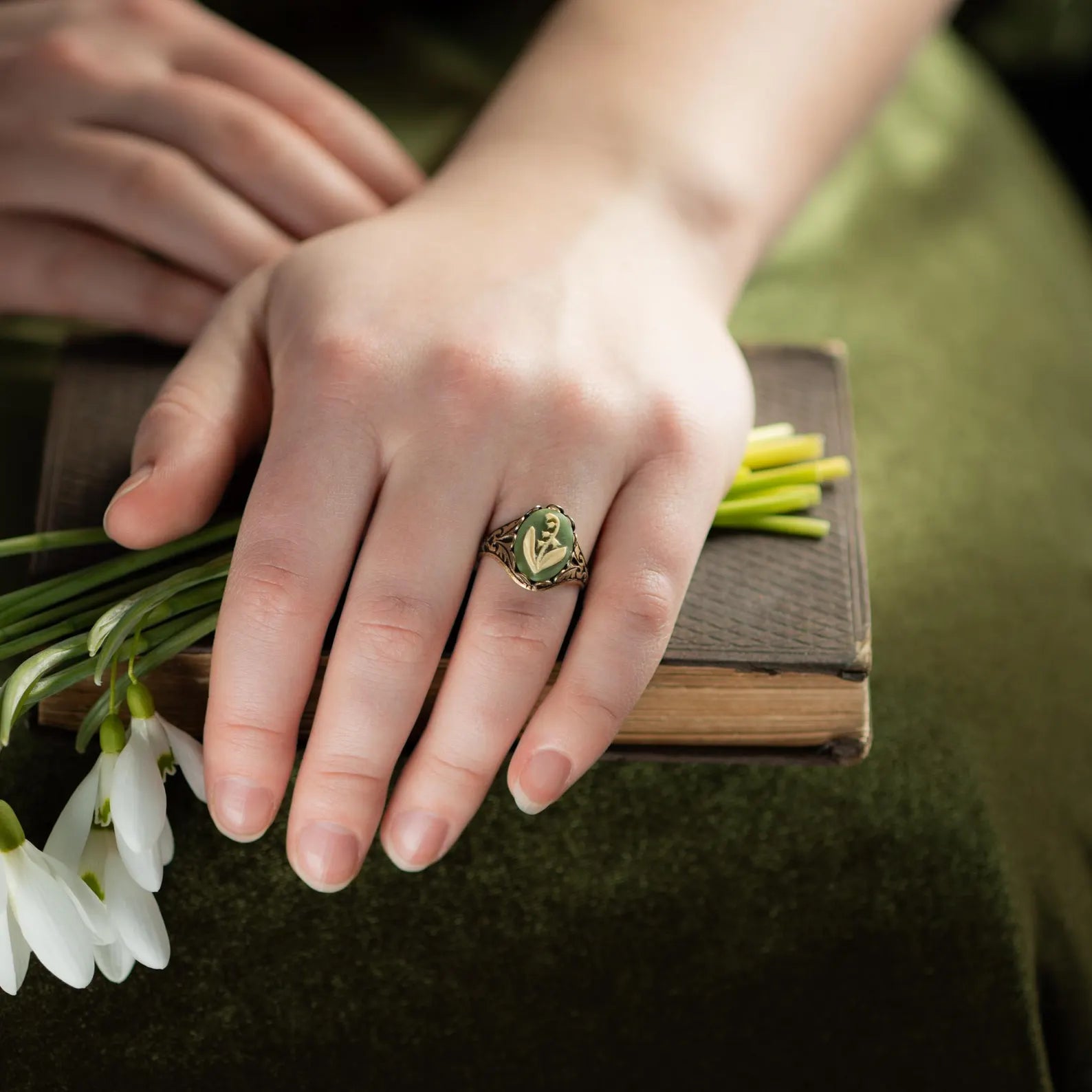 Lily of the Valley Ring