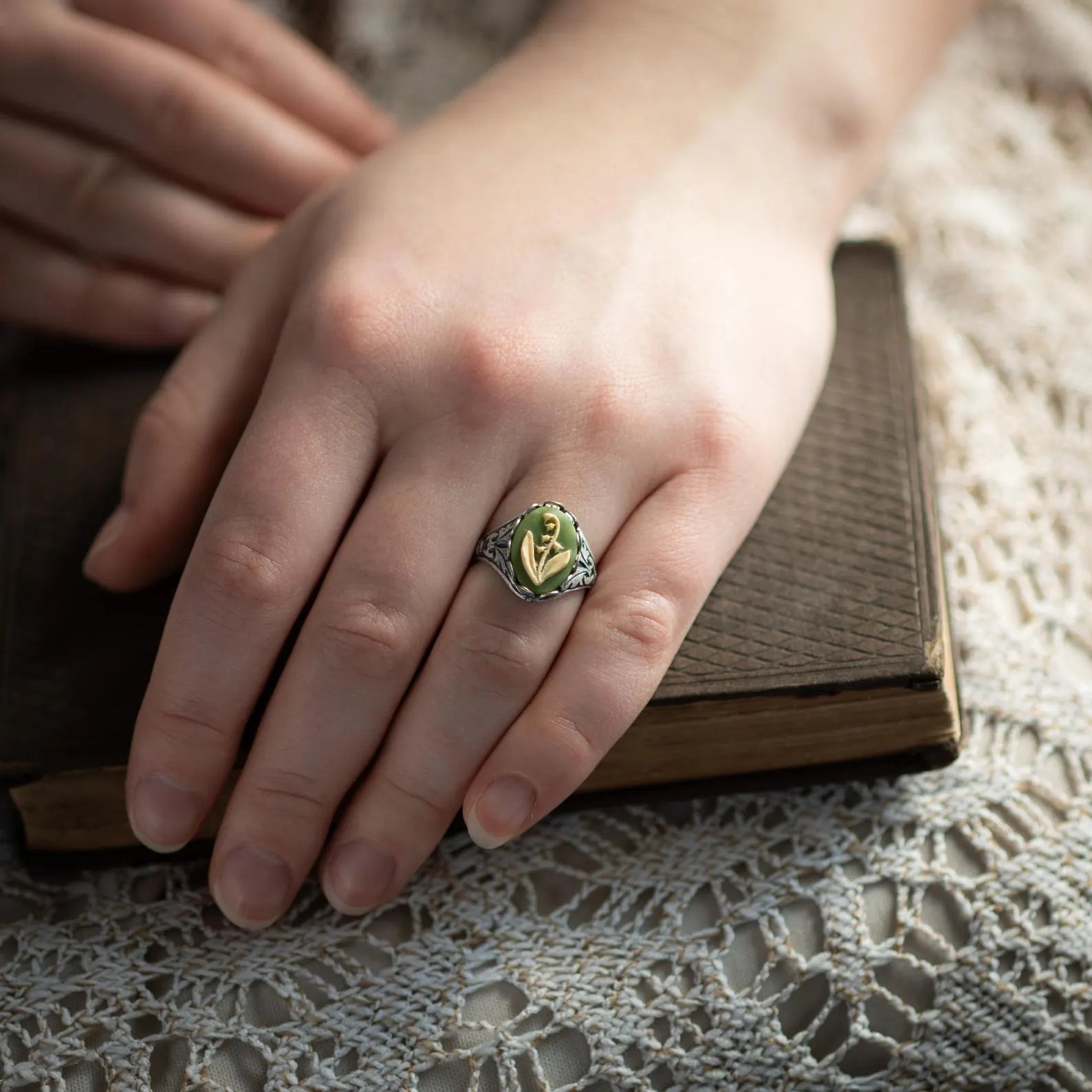 Lily of the Valley Ring