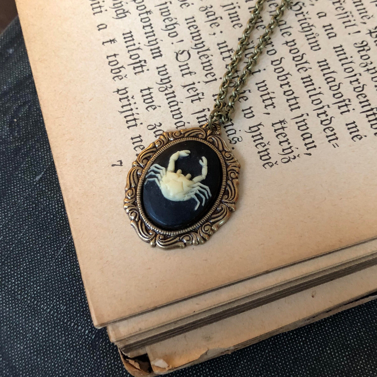 Zodiac Cameo Necklaces - Pick a Sign