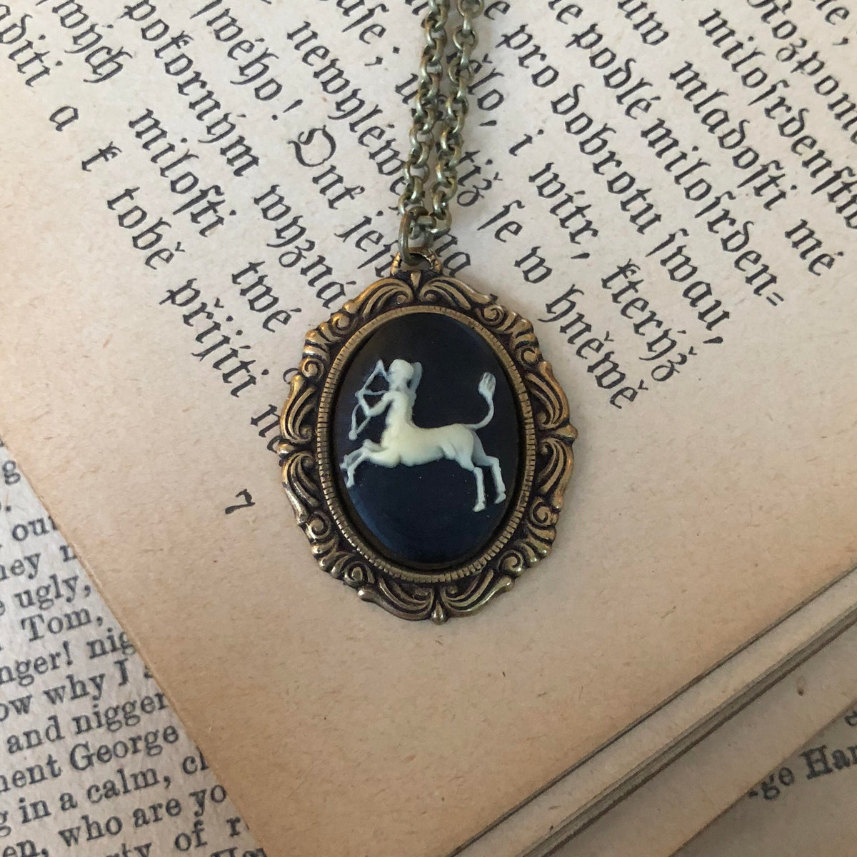 Zodiac Cameo Necklaces - Pick a Sign