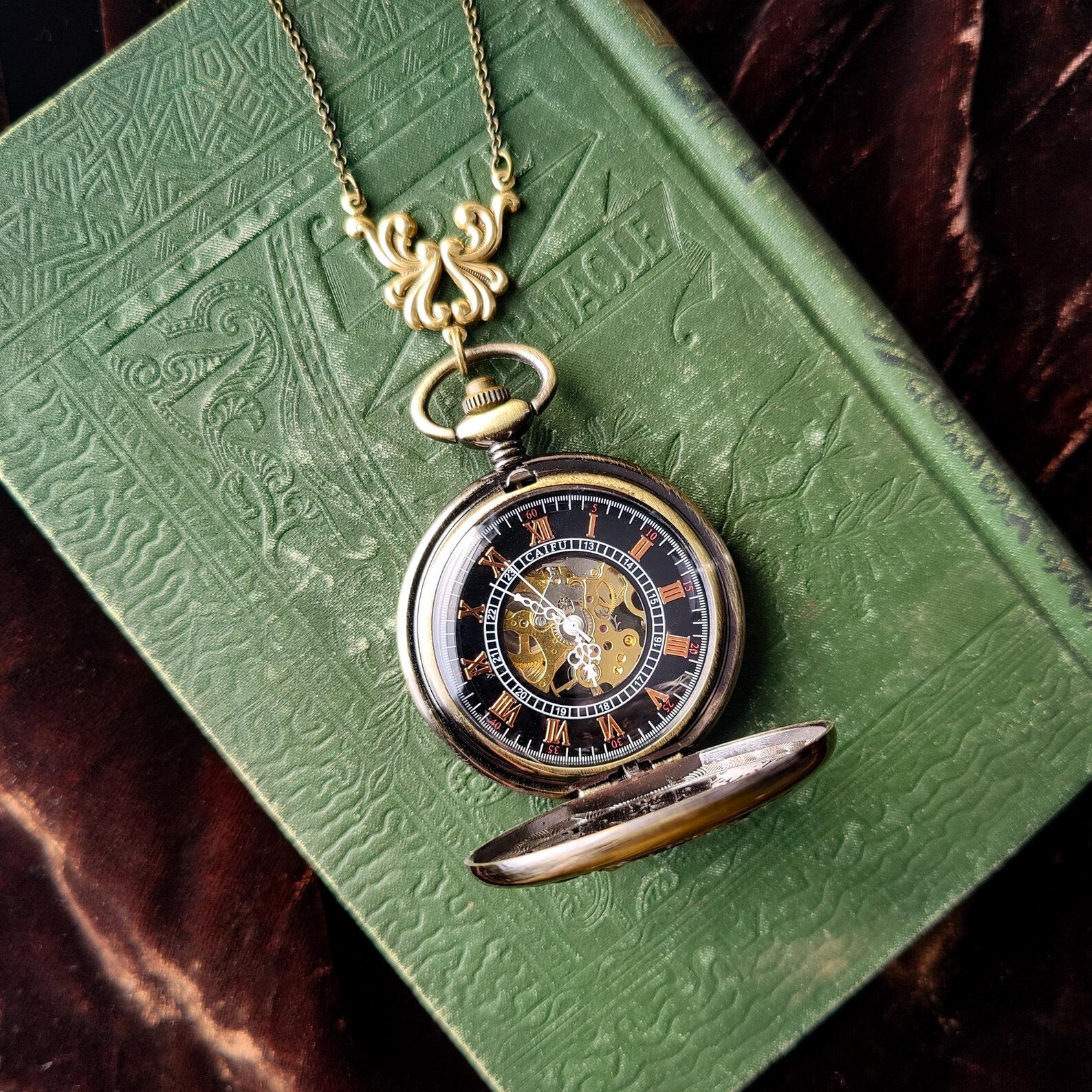 Koi Mechanical Pocket Watch
