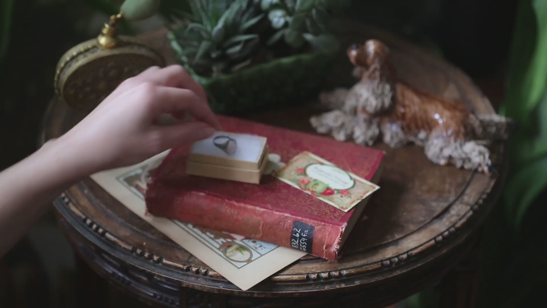 Stone Ring - Pink or Purple