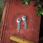 Dolls Eye Blue or Green Silver Bookmarks