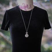 Silver Watch Necklace:  Three Styles, Bird's Nest, Lace Cuff, or Tendrils and Sunbeams