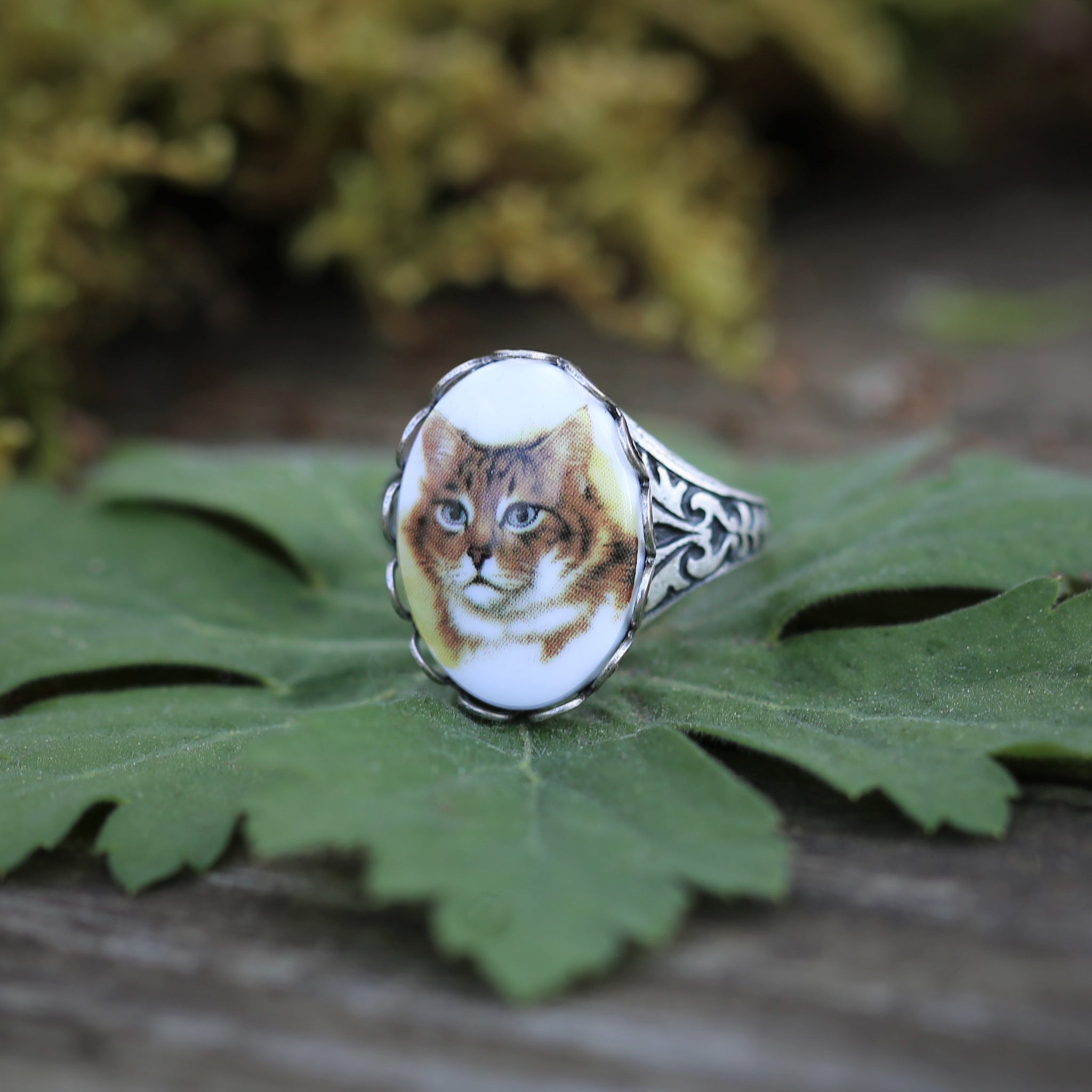 Vintage Cat Ring