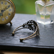 Lily of the Valley Cuff Bracelet in Vintage Style