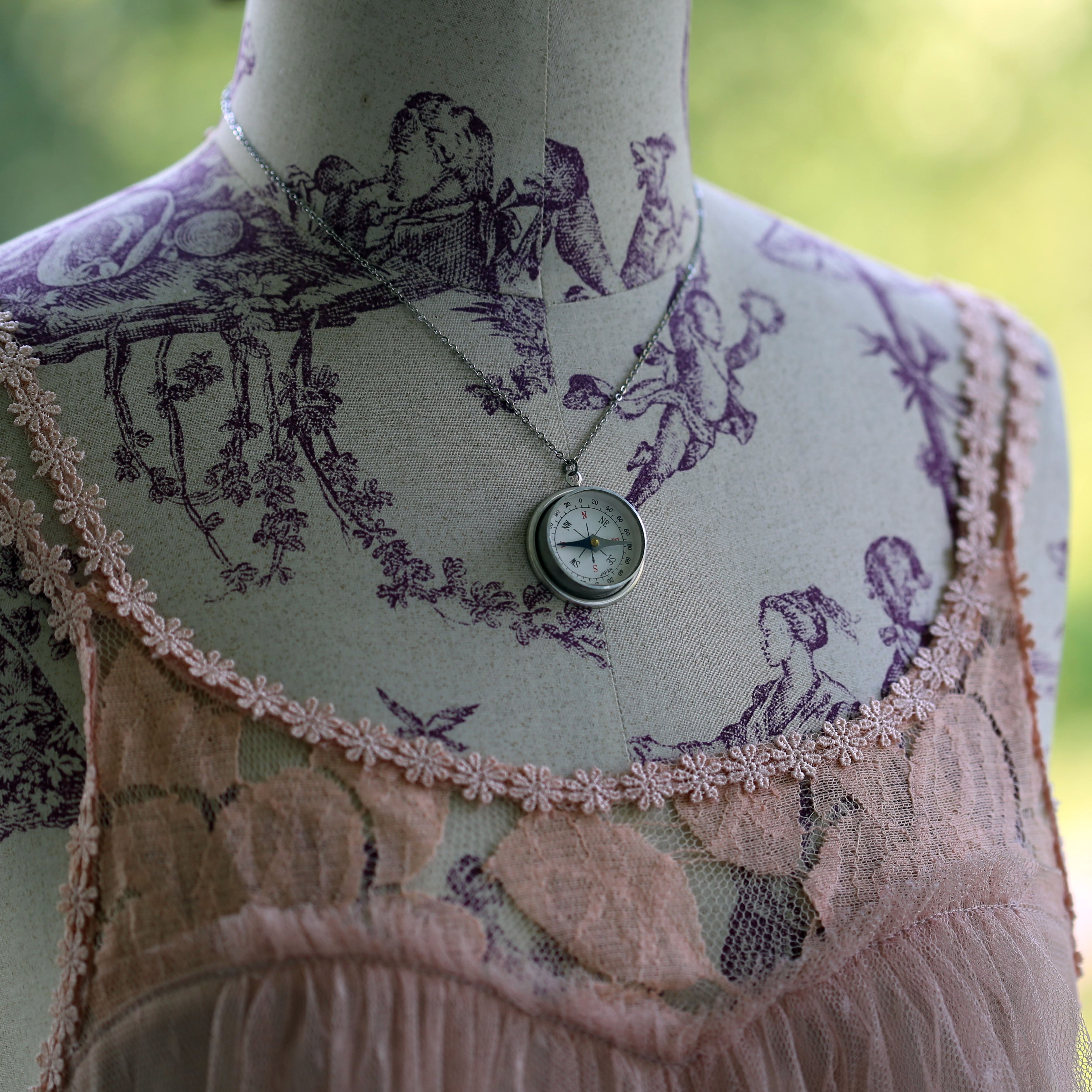 Bird Compass Necklace