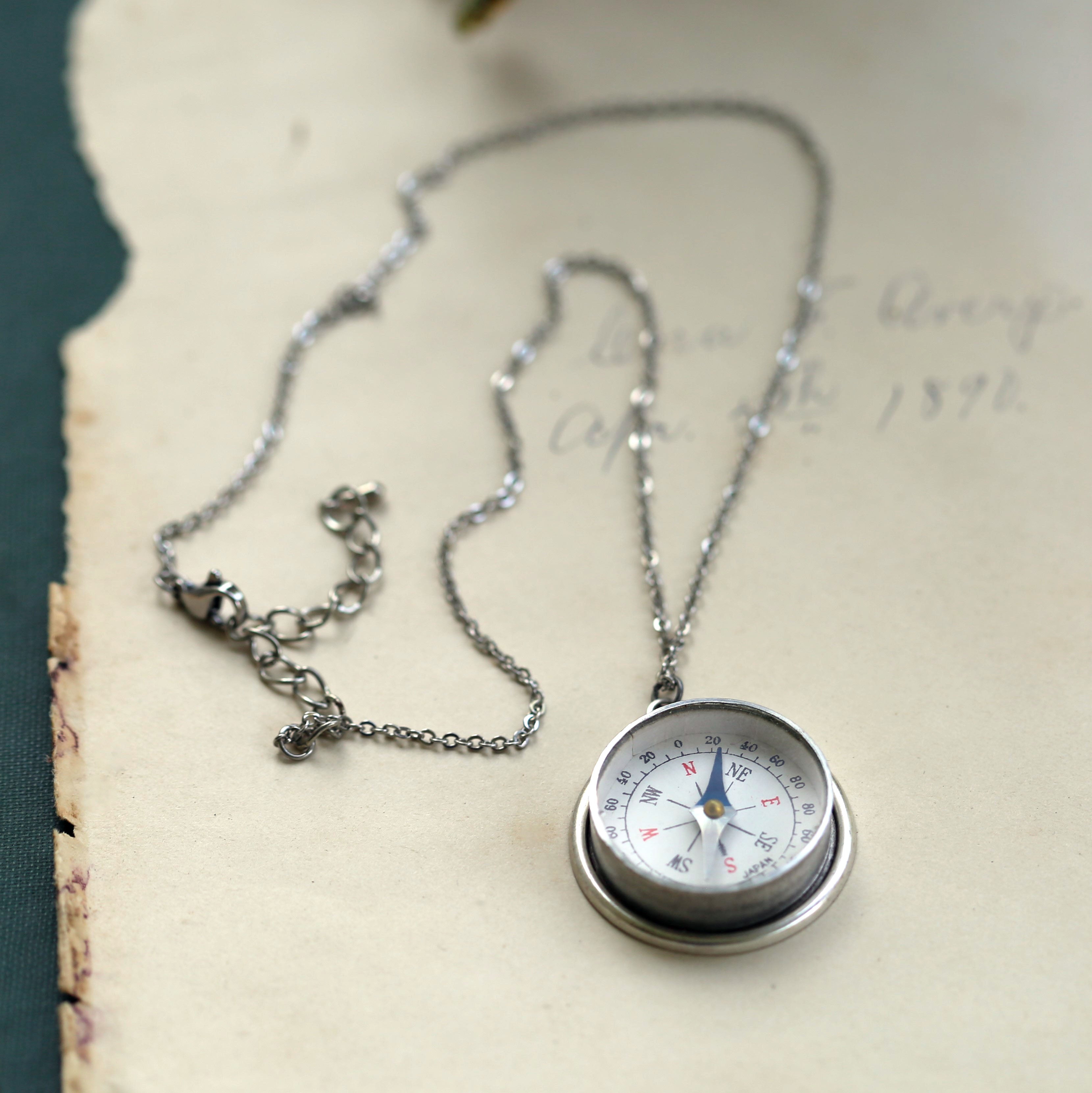 Bird Compass Necklace