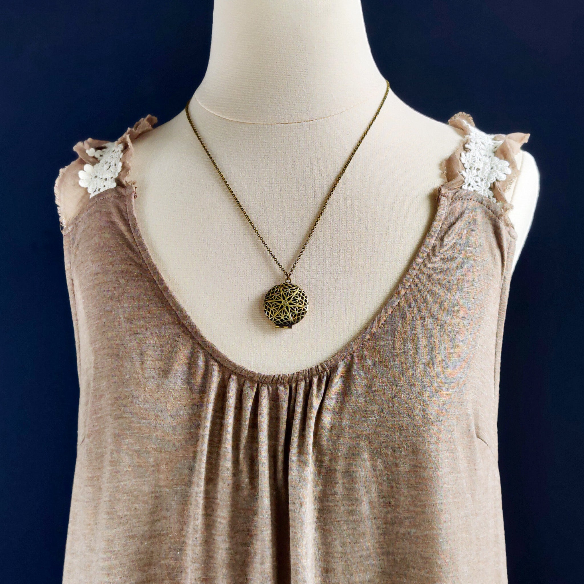 Venetian Heart or Circle Lockets