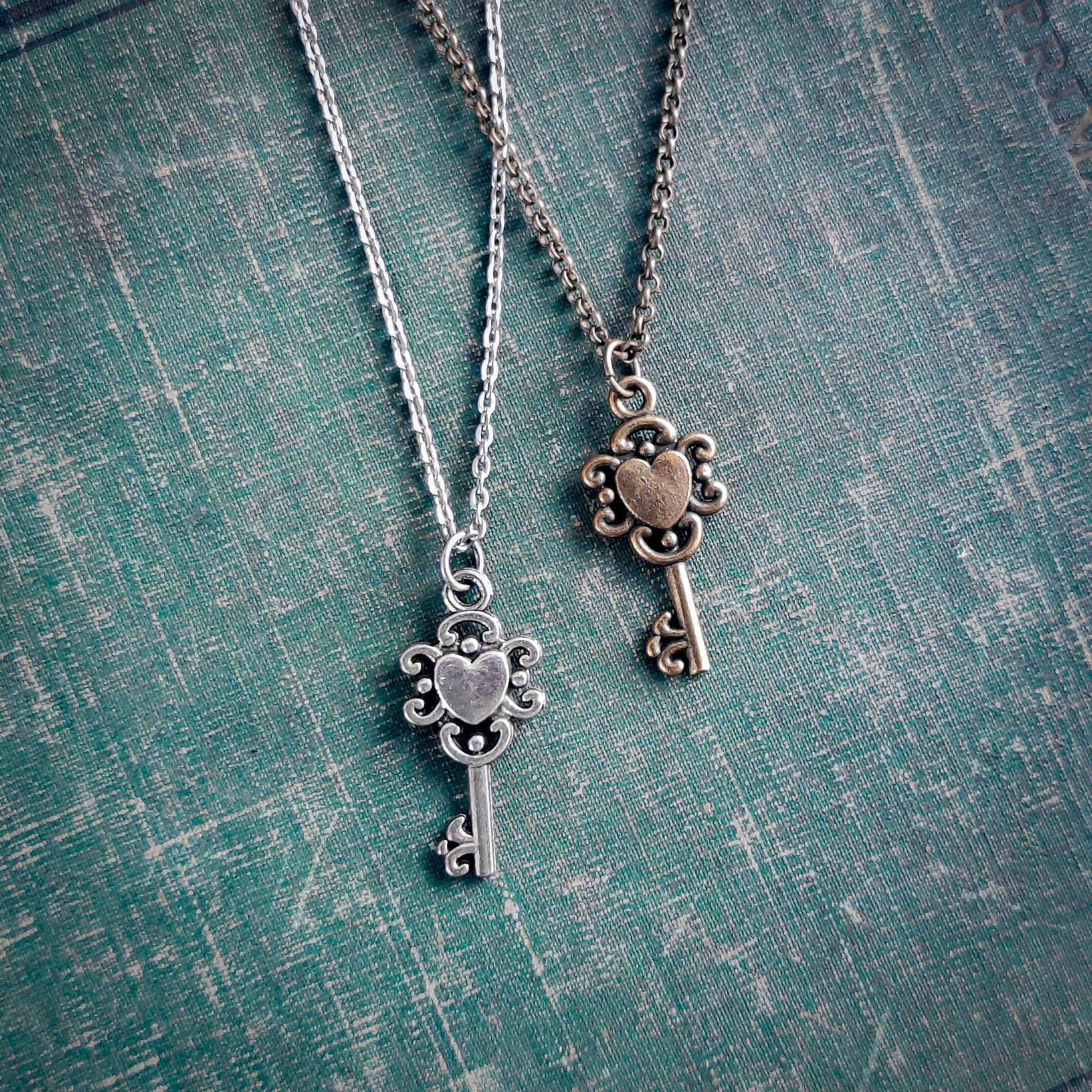 Key To My Heart Necklace or Earrings