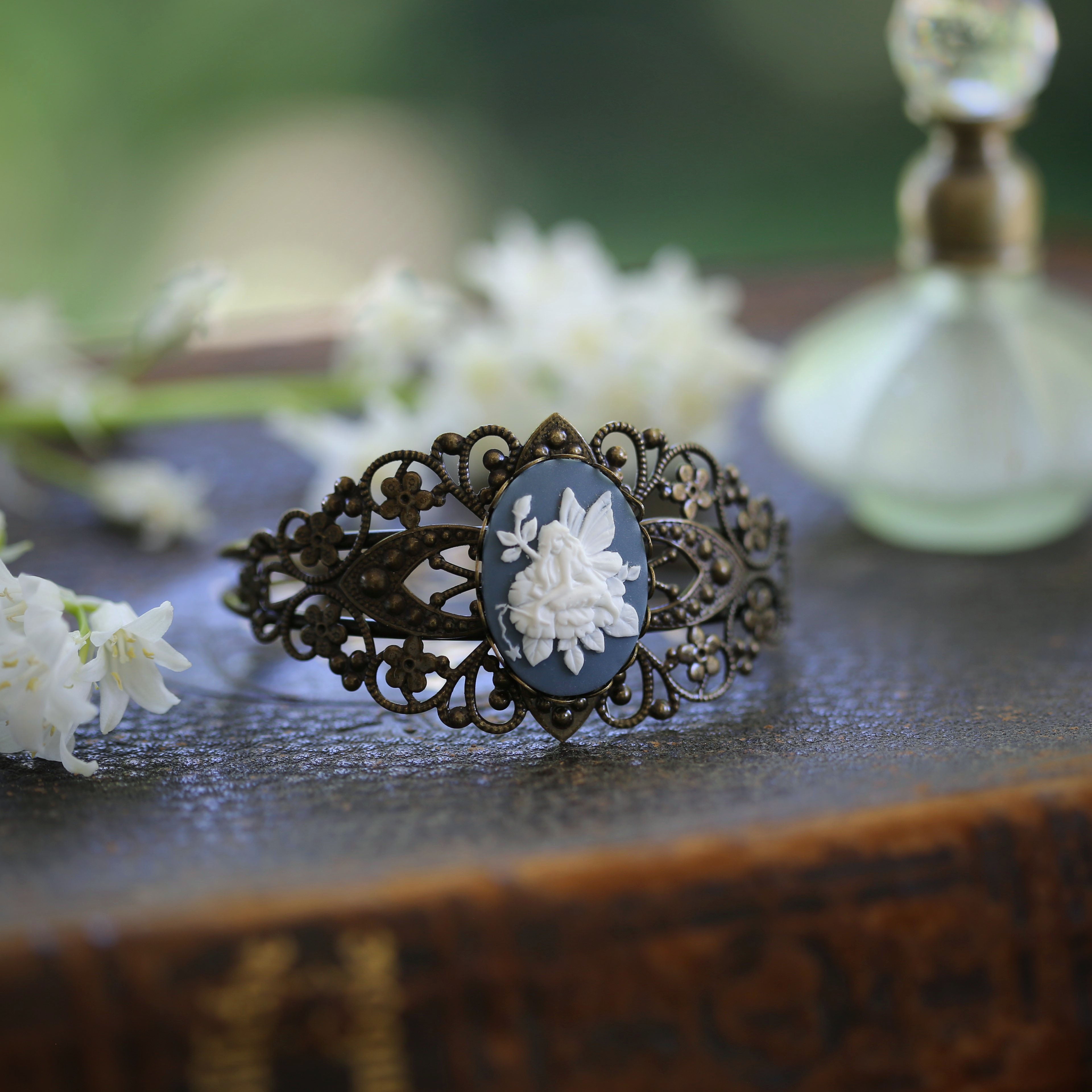 Fairy Cameo Cuff Bracelet