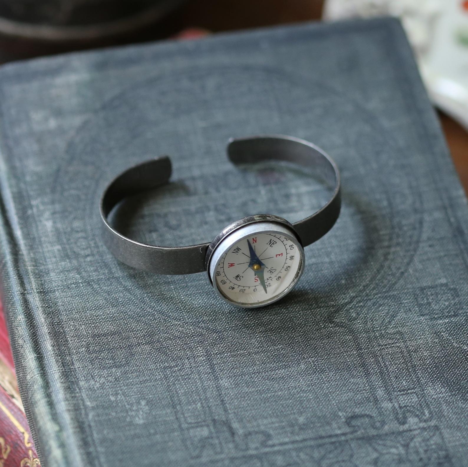 Compass Cuff Bracelet Unisex