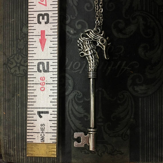 Key Sea Horse Necklace