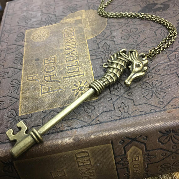 Key Sea Horse Necklace