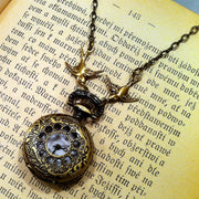 Brass Pocket Watch Necklace number 9