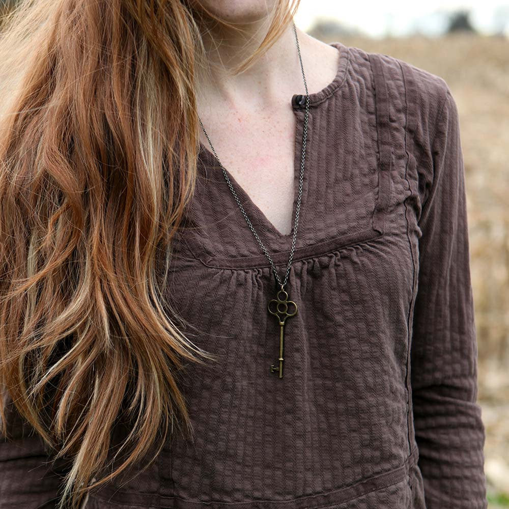 Castle Key Necklace