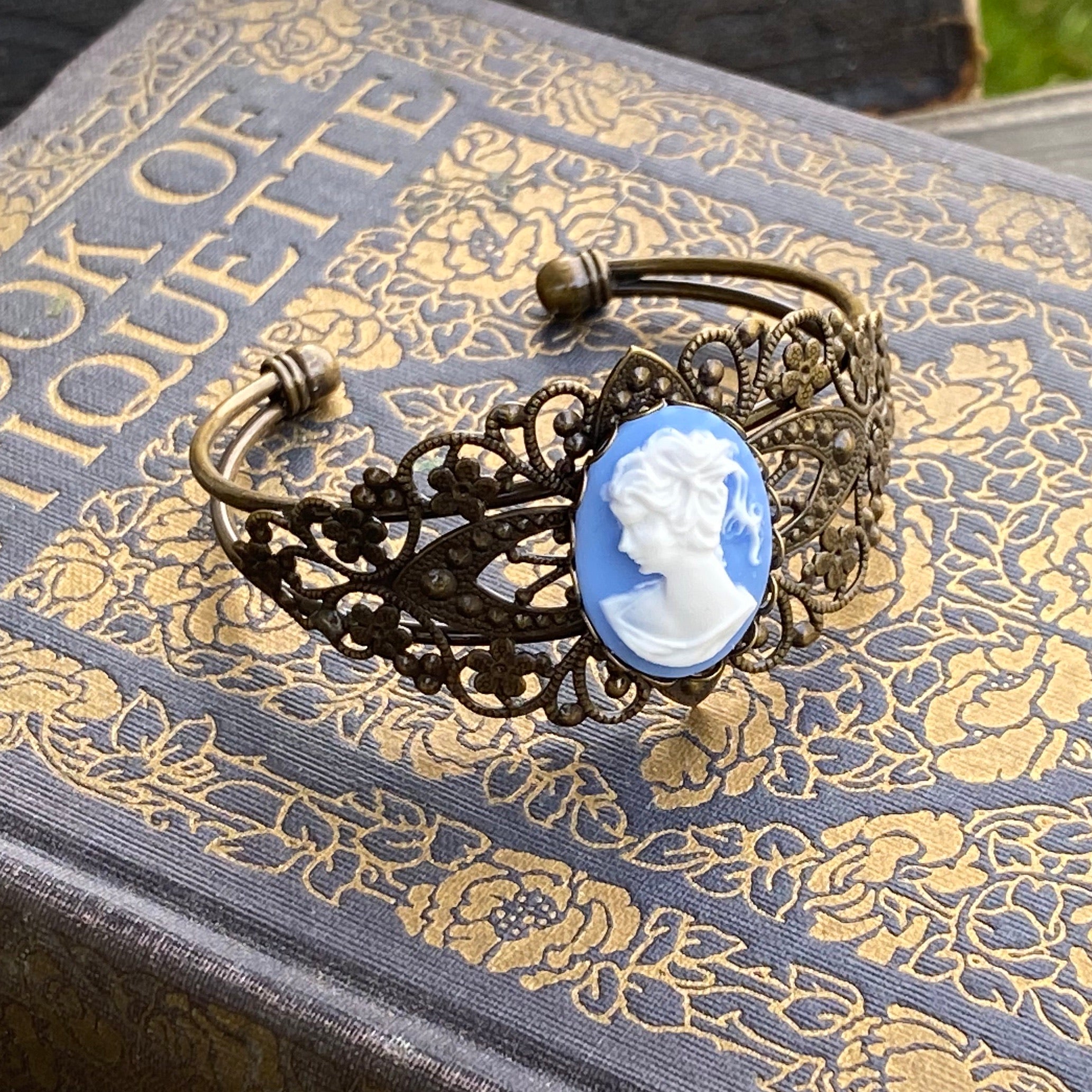 Lady Cameo Cuff Bracelet