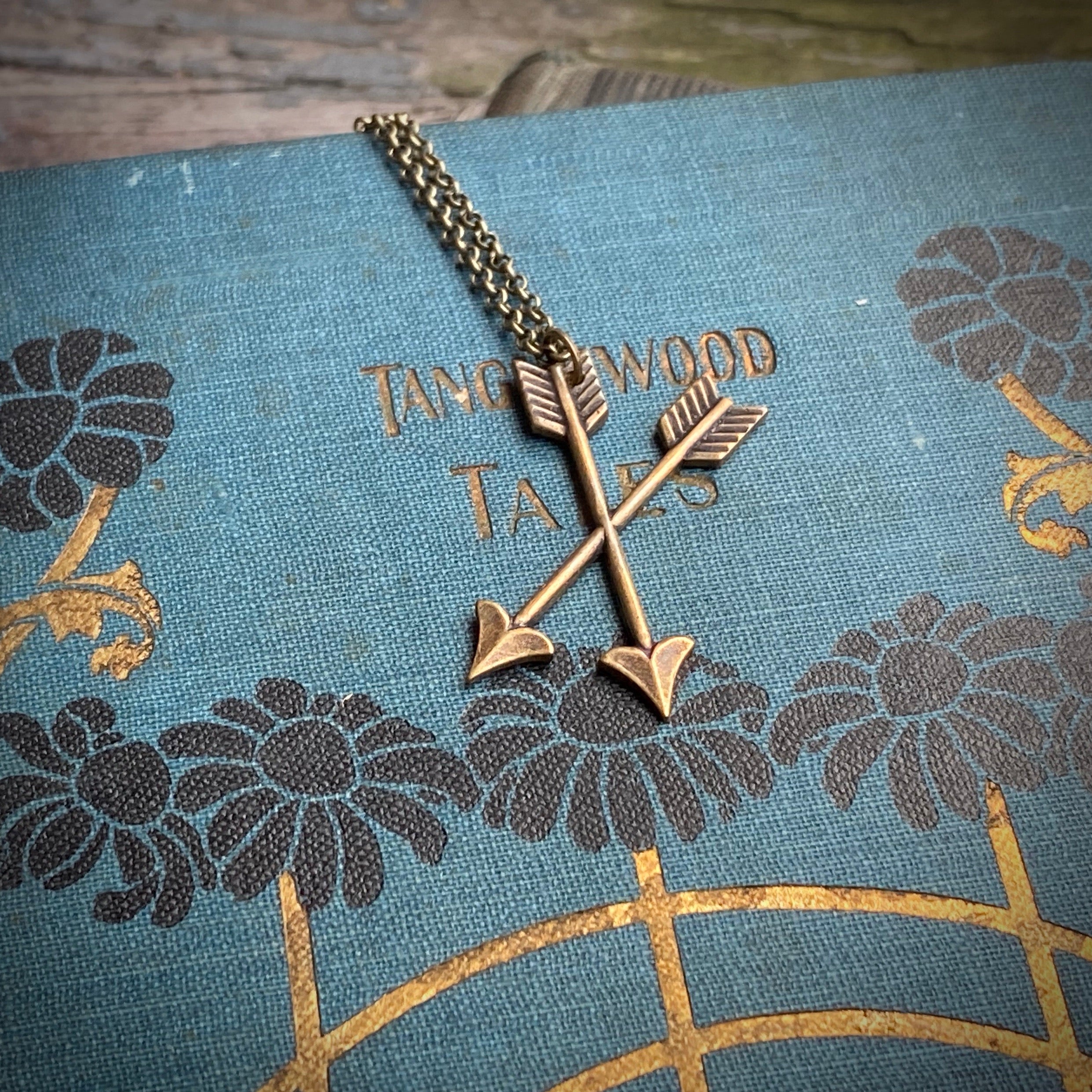 Crossed Arrows Necklace