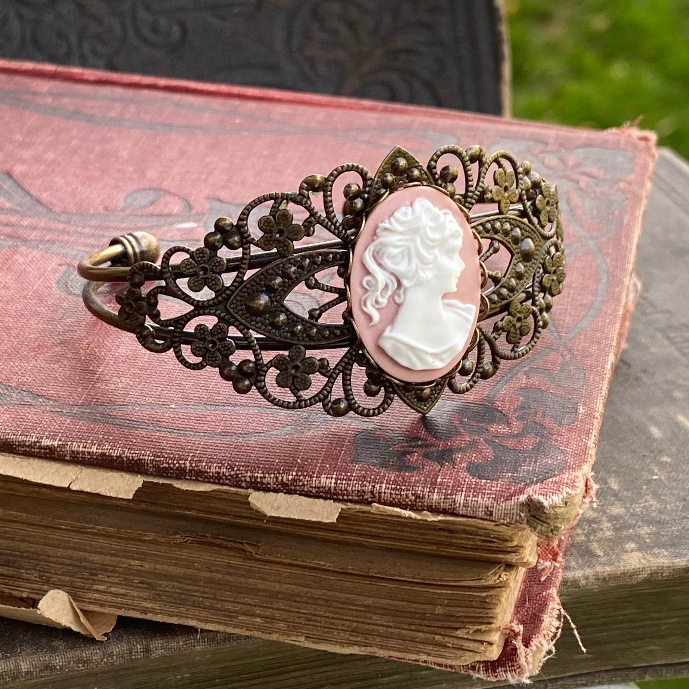 Lady Cameo Cuff Bracelet
