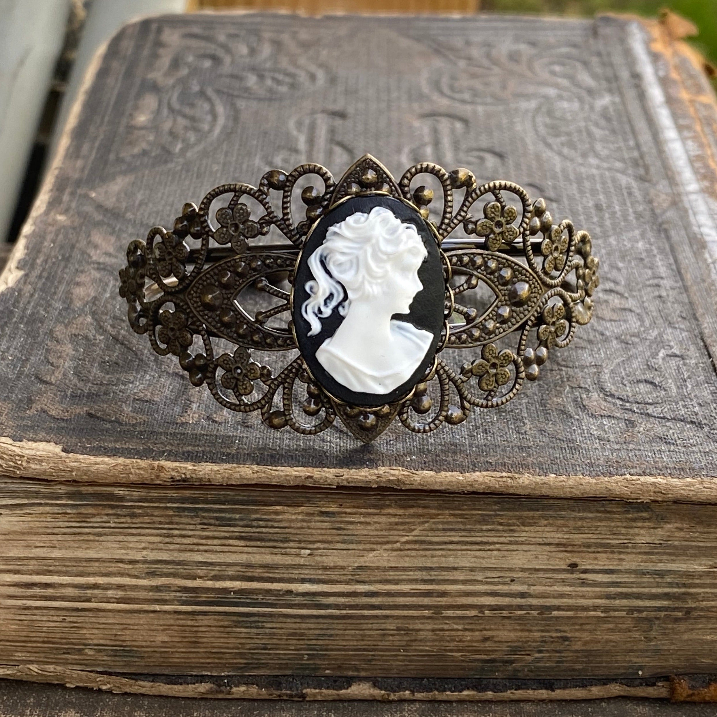Lady Cameo Cuff Bracelet