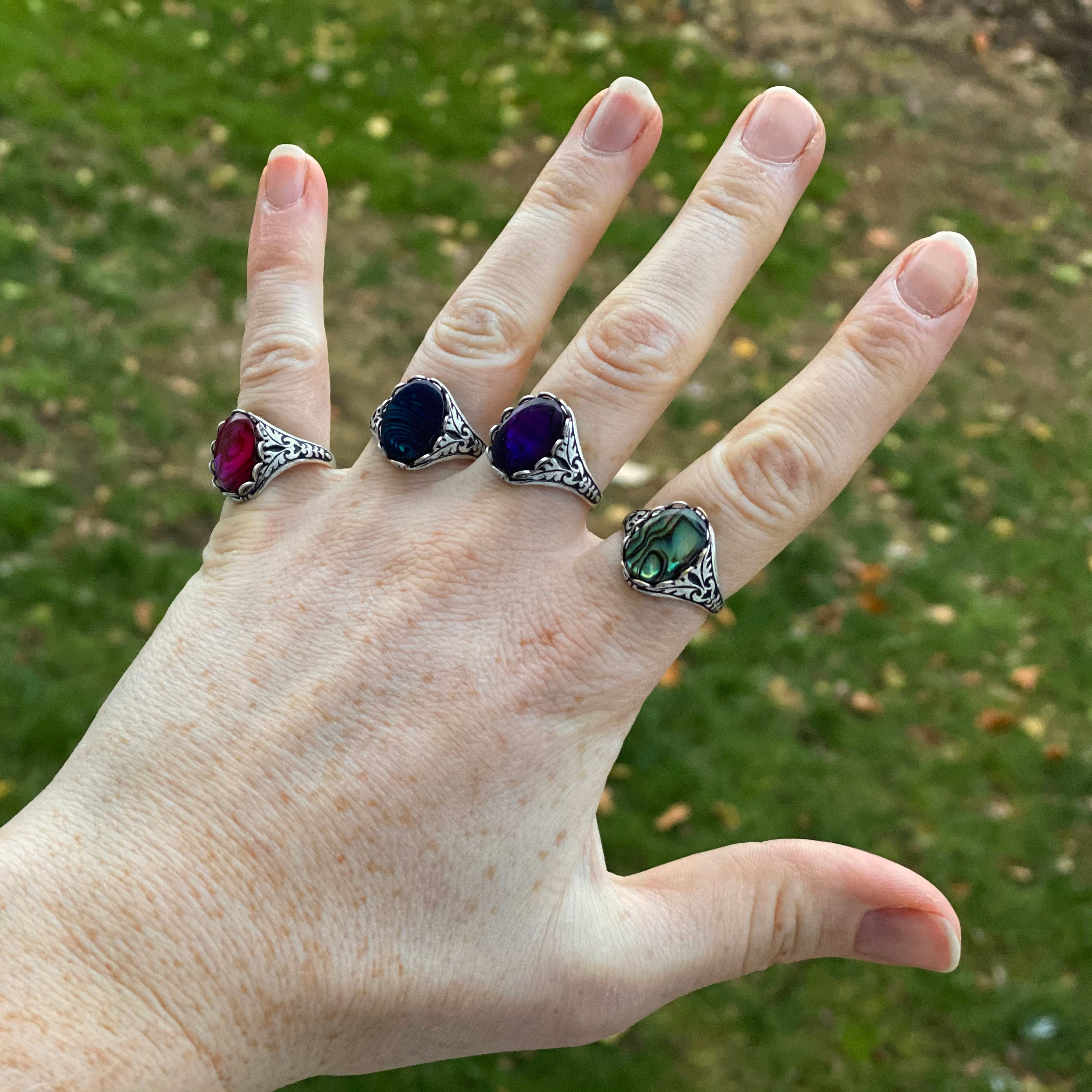 Paua Shell Ring