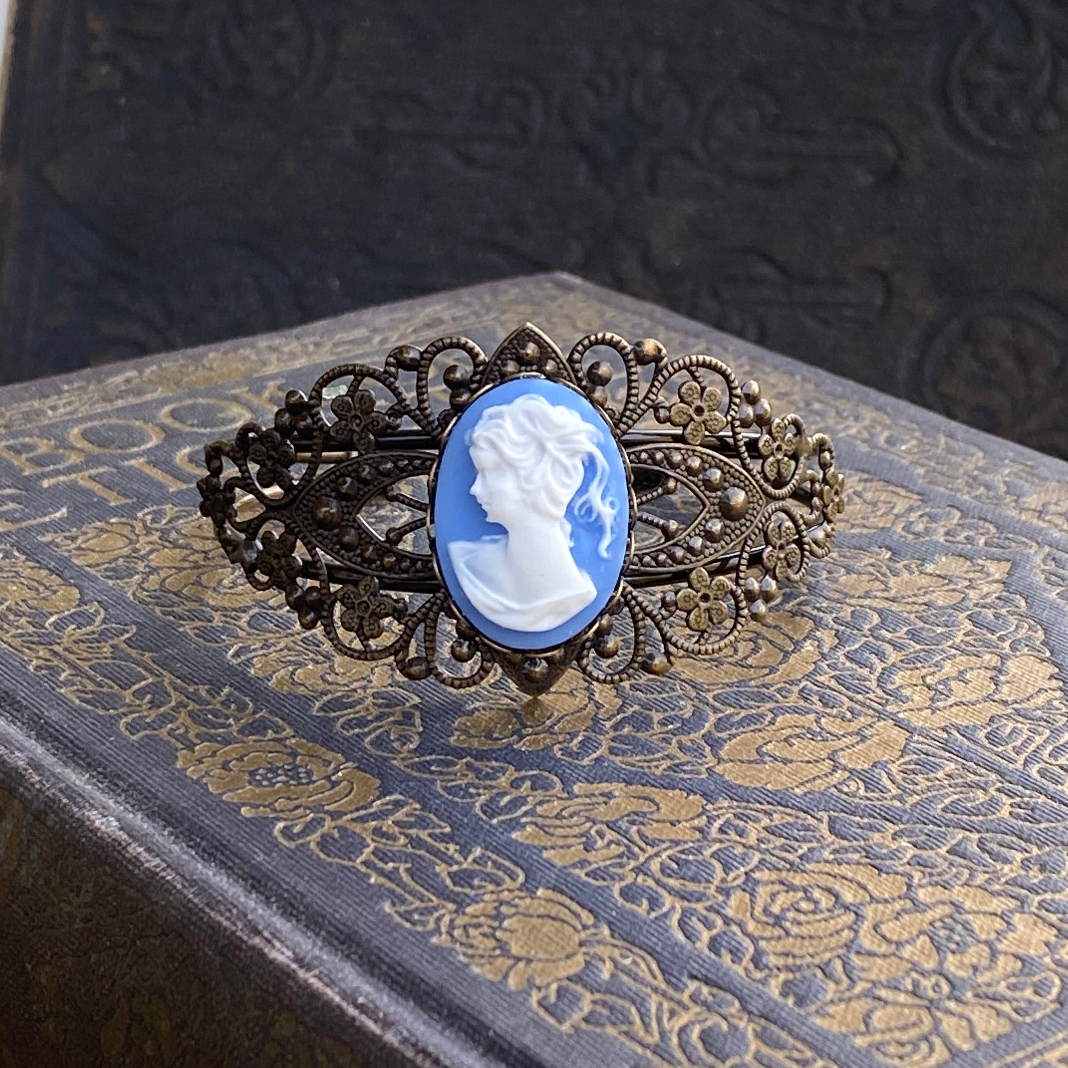 Lady Cameo Cuff Bracelet