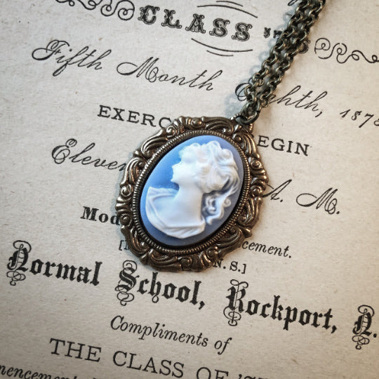 Cameo Lady Necklace