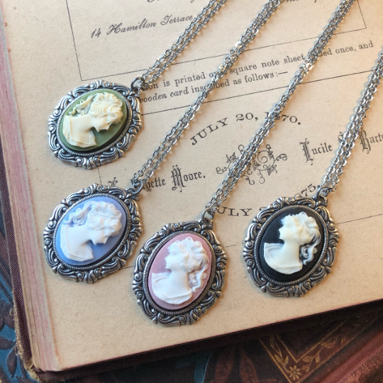 Cameo Lady Necklace
