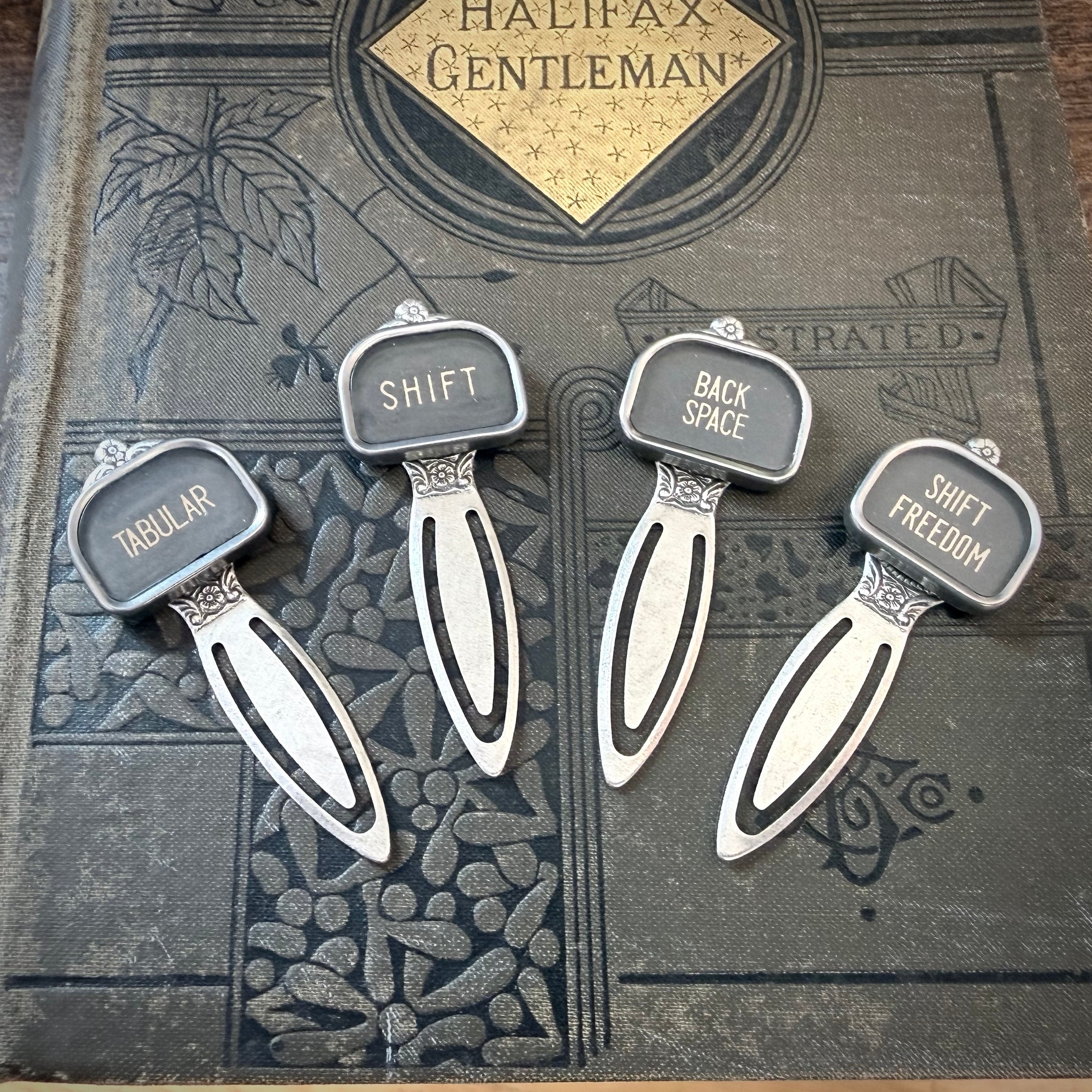 Large Typewriter Key Bookmark